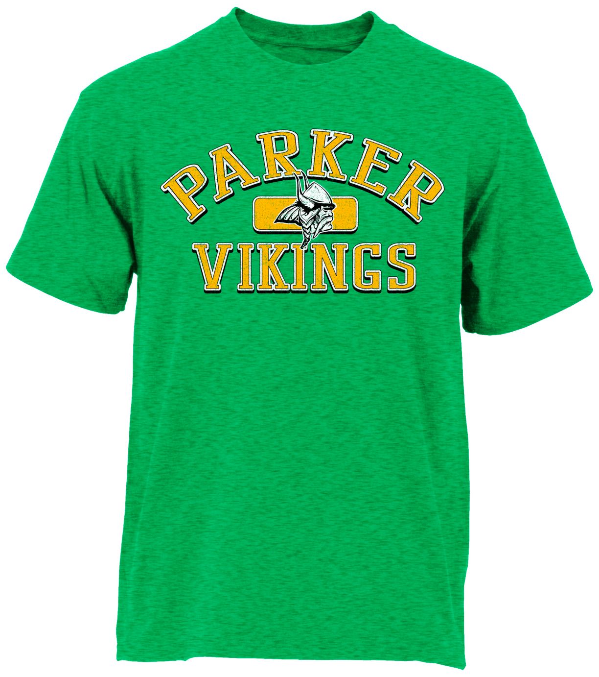 Ohiopyle Prints Adult Parker High School Heather Kelly Green Plate Ultimate T-Shirt