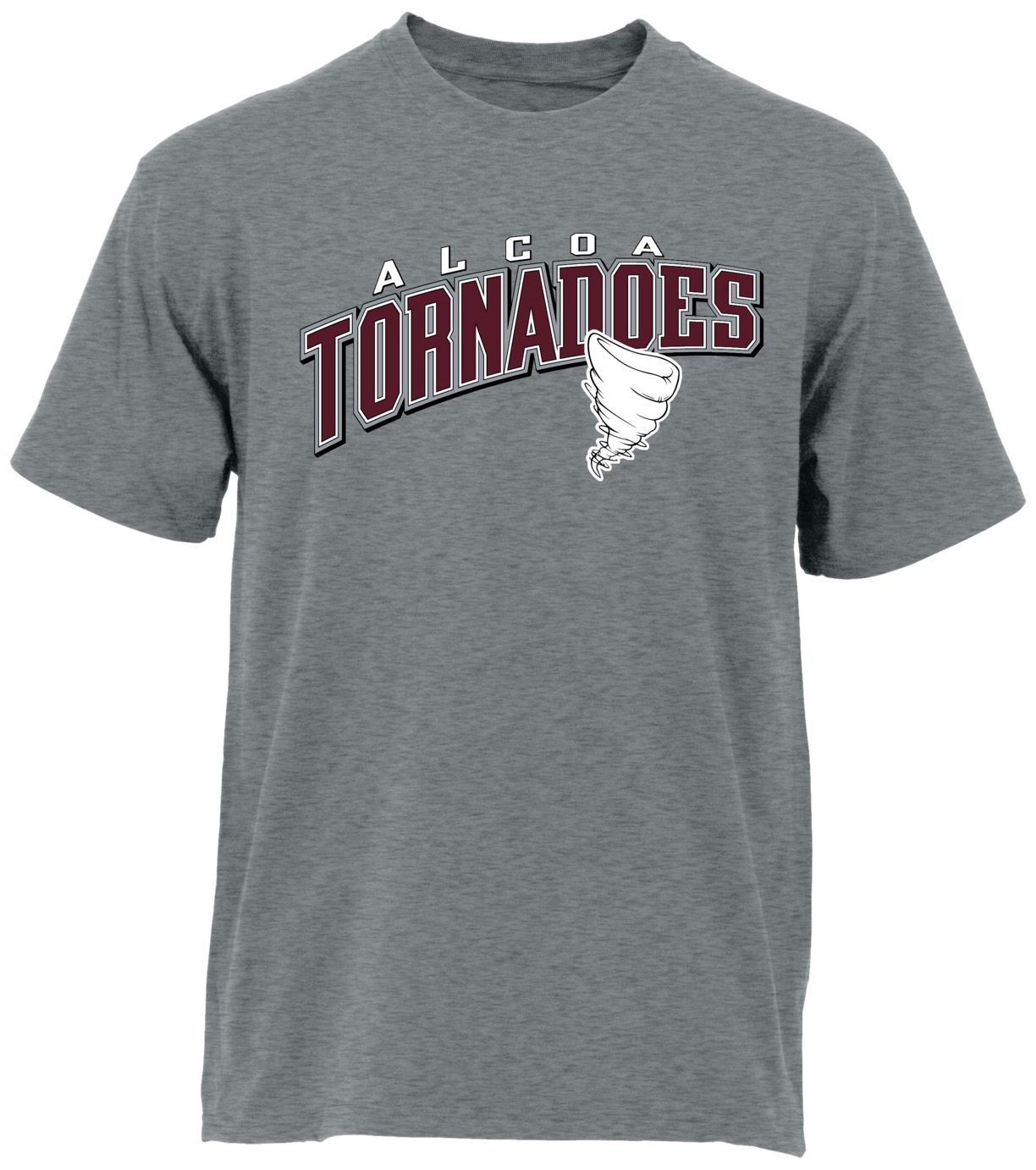 Ohiopyle Prints Adult Alcoa High School Grey Flyball Ultimate T-Shirt