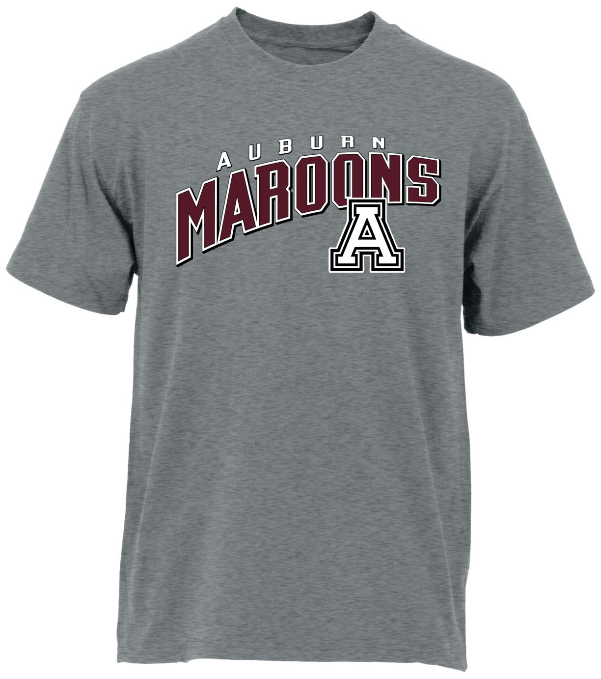 Ohiopyle Prints Adult Auburn High School Grey Flyball Ultimate T-Shirt