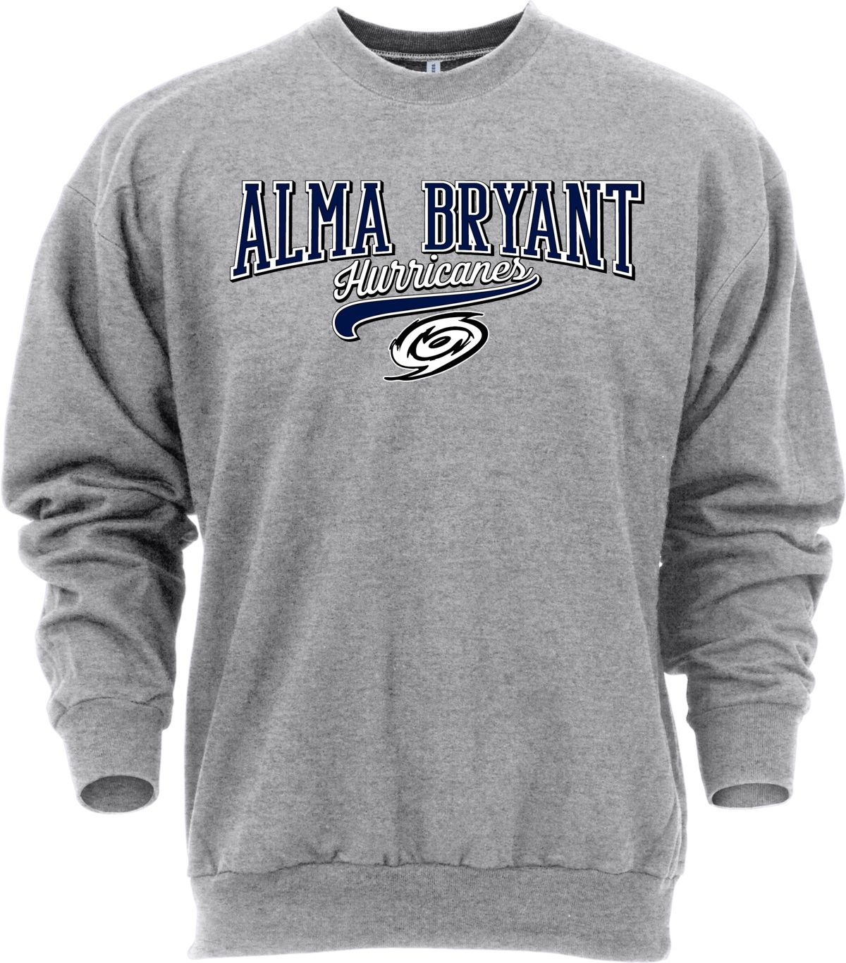 Ohiopyle Prints Adult Alma Bryant High School Grey Catch Crewneck Sweatshirt