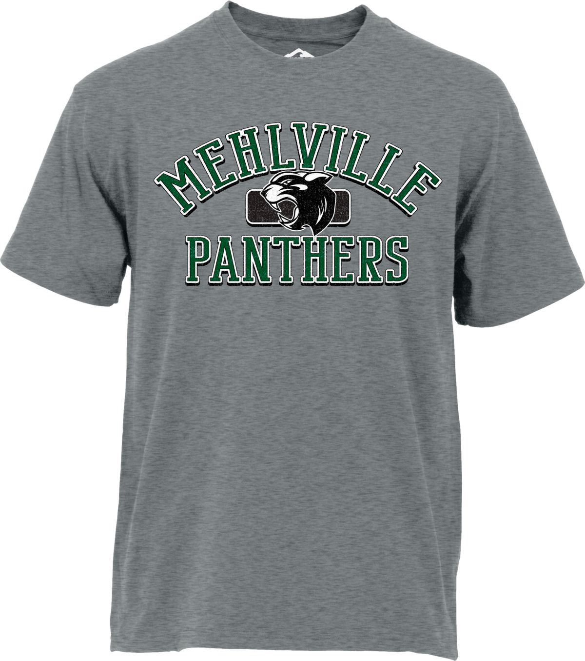 Ohiopyle Prints Men's Mehlville High School Gray Cotton T-Shirt