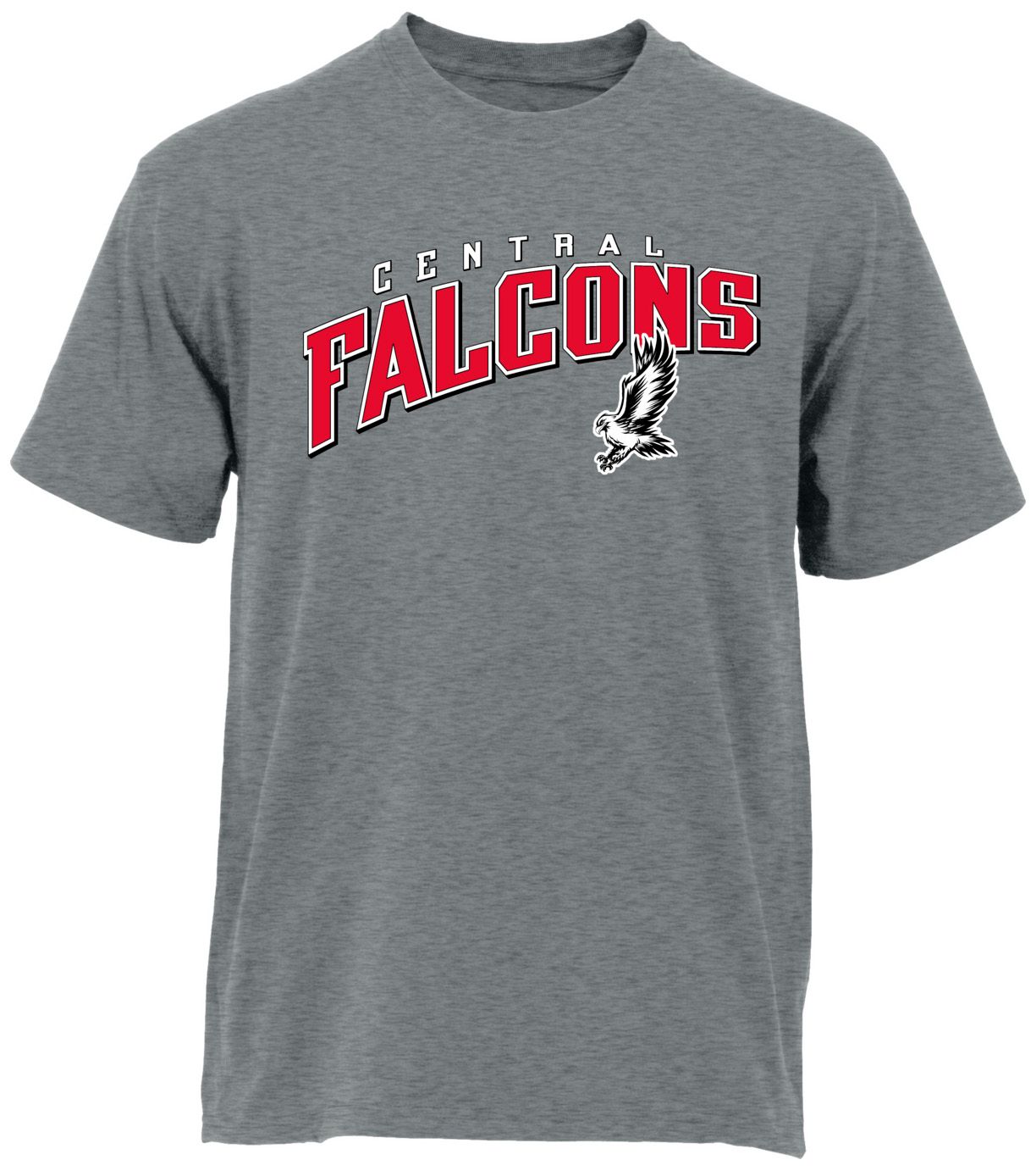 Ohiopyle Prints Adult Central High School Grey Flyball Ultimate T-Shirt