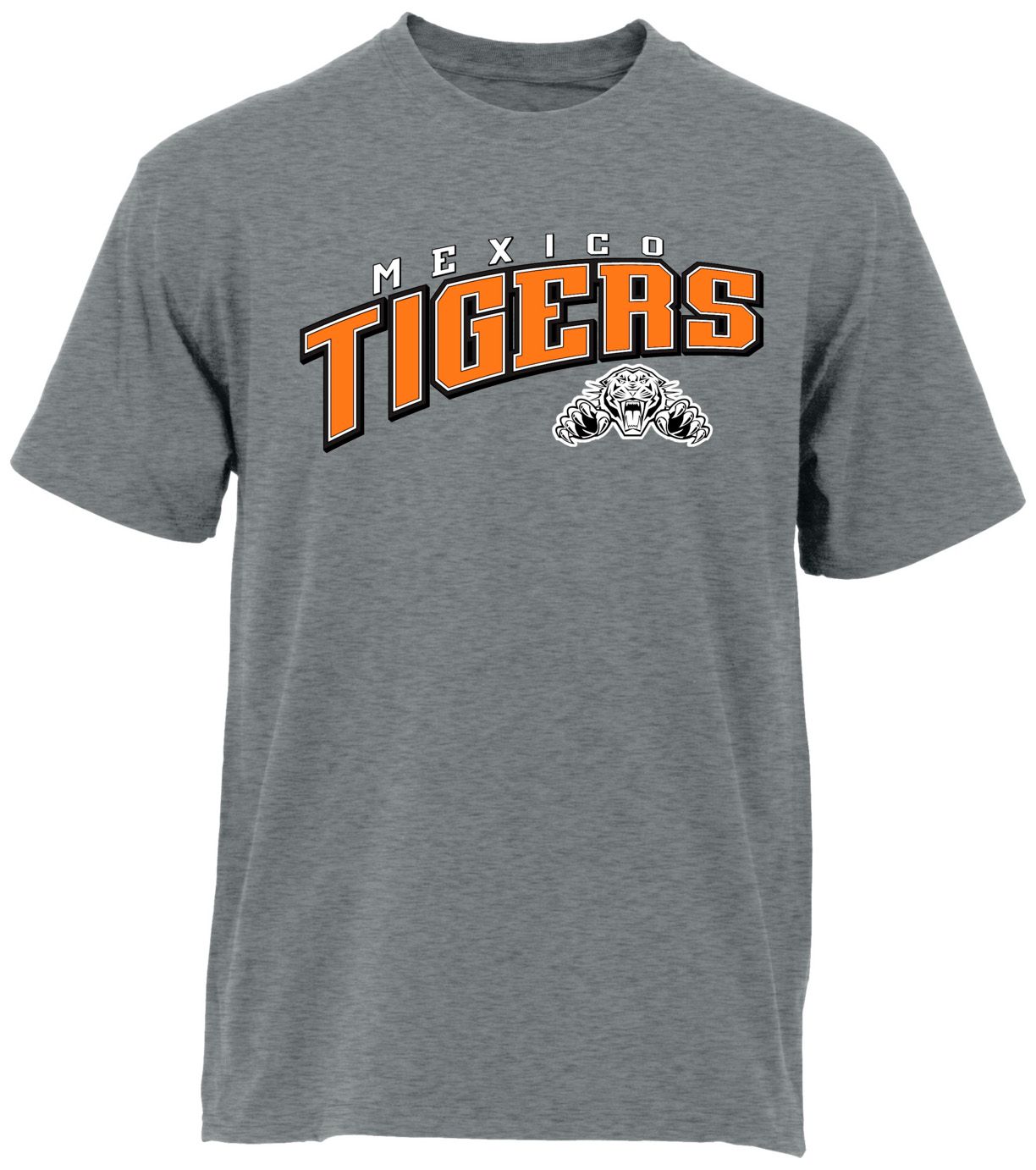 Ohiopyle Prints Adult Mexico High School Grey Flyball Ultimate T-Shirt