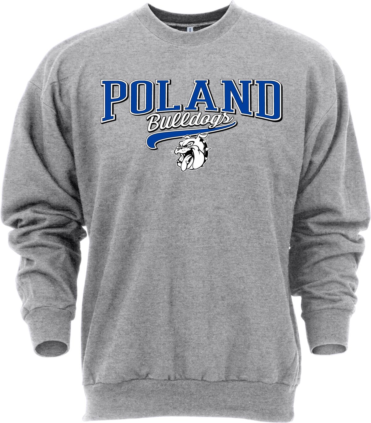 Ohiopyle Prints Adult Poland Seminary High School Grey Catch Crewneck Sweatshirt
