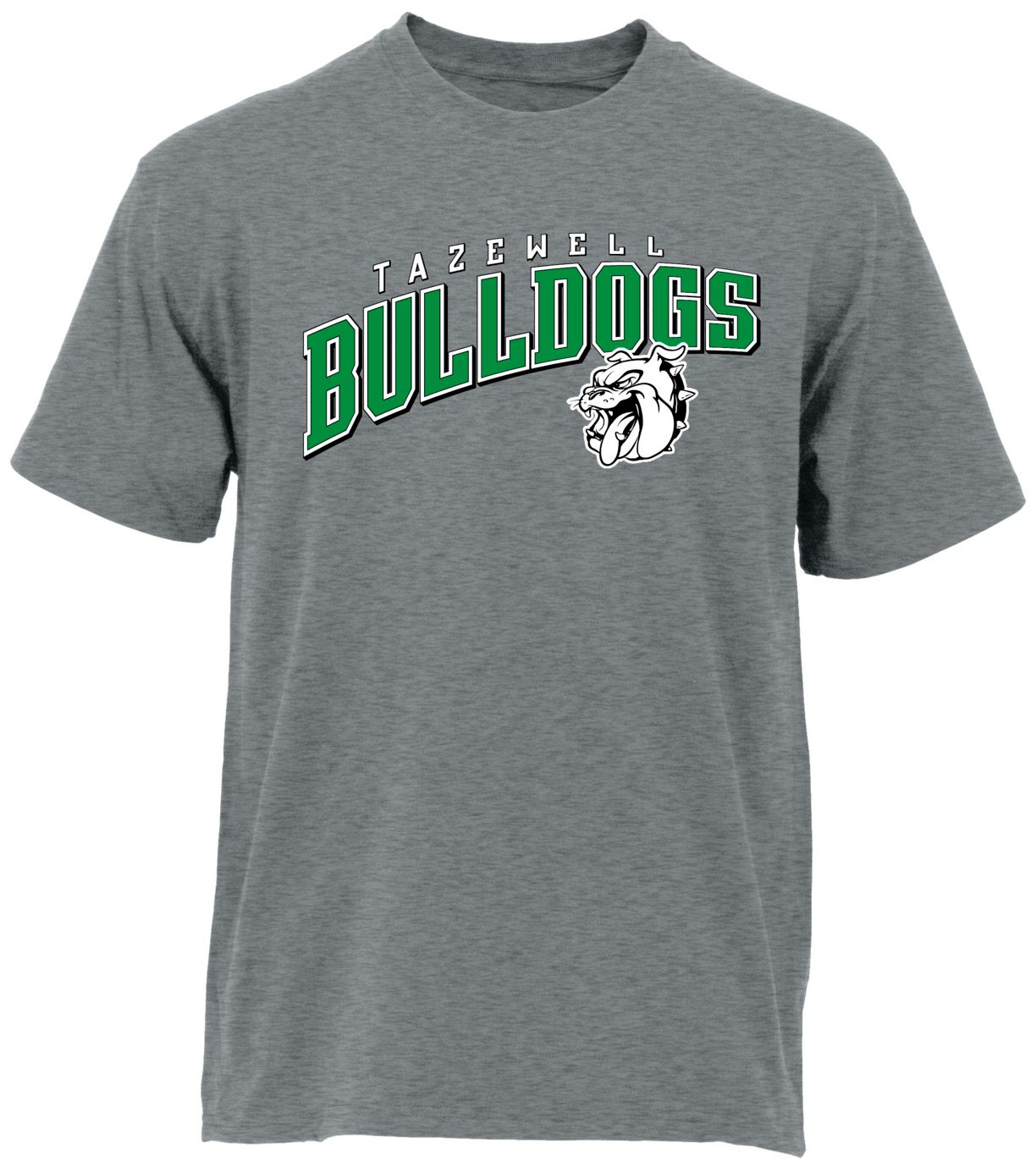 Ohiopyle Prints Adult Tazewell High School Grey Flyball Ultimate T-Shirt