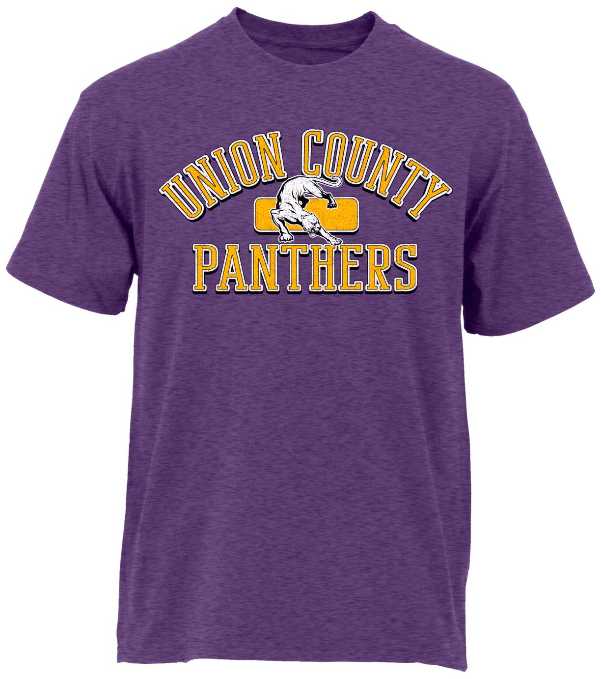 Ohiopyle Prints Adult Union County High School Heather Purple Plate Ultimate T-Shirt