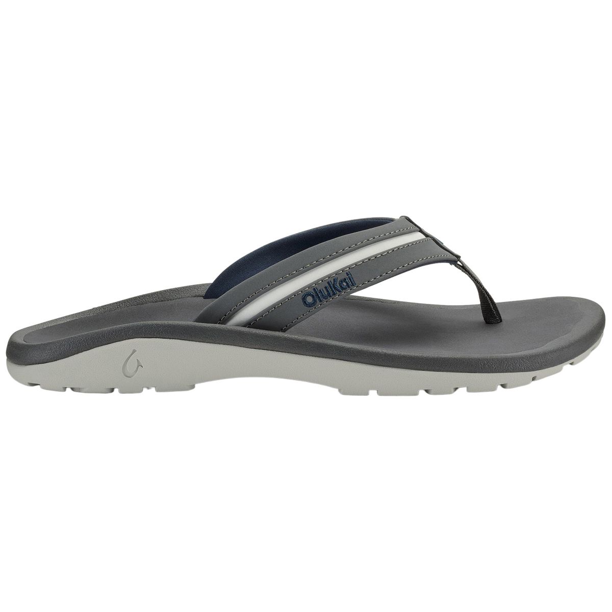 Olukai Mens Slide Sandal Size 11 EU 44 Gray  Flip Flop Beach Shoe OluKai Slide Sandals for Men for sale | eBay main image 4