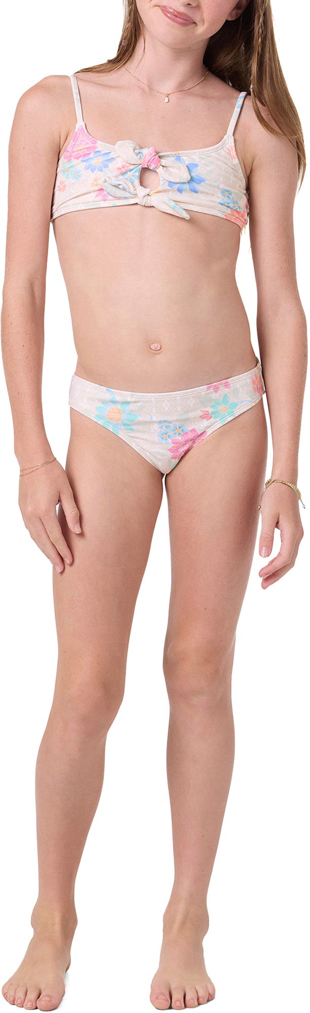 O'Neill Girls' Bali Floral Hanky Tank Bikini Set