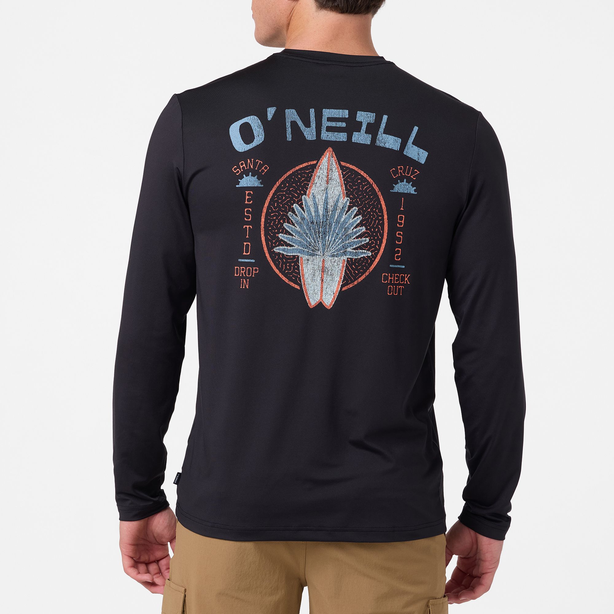 O'Neill Men's Retro Fish UPF Long Sleeve T-Shirt