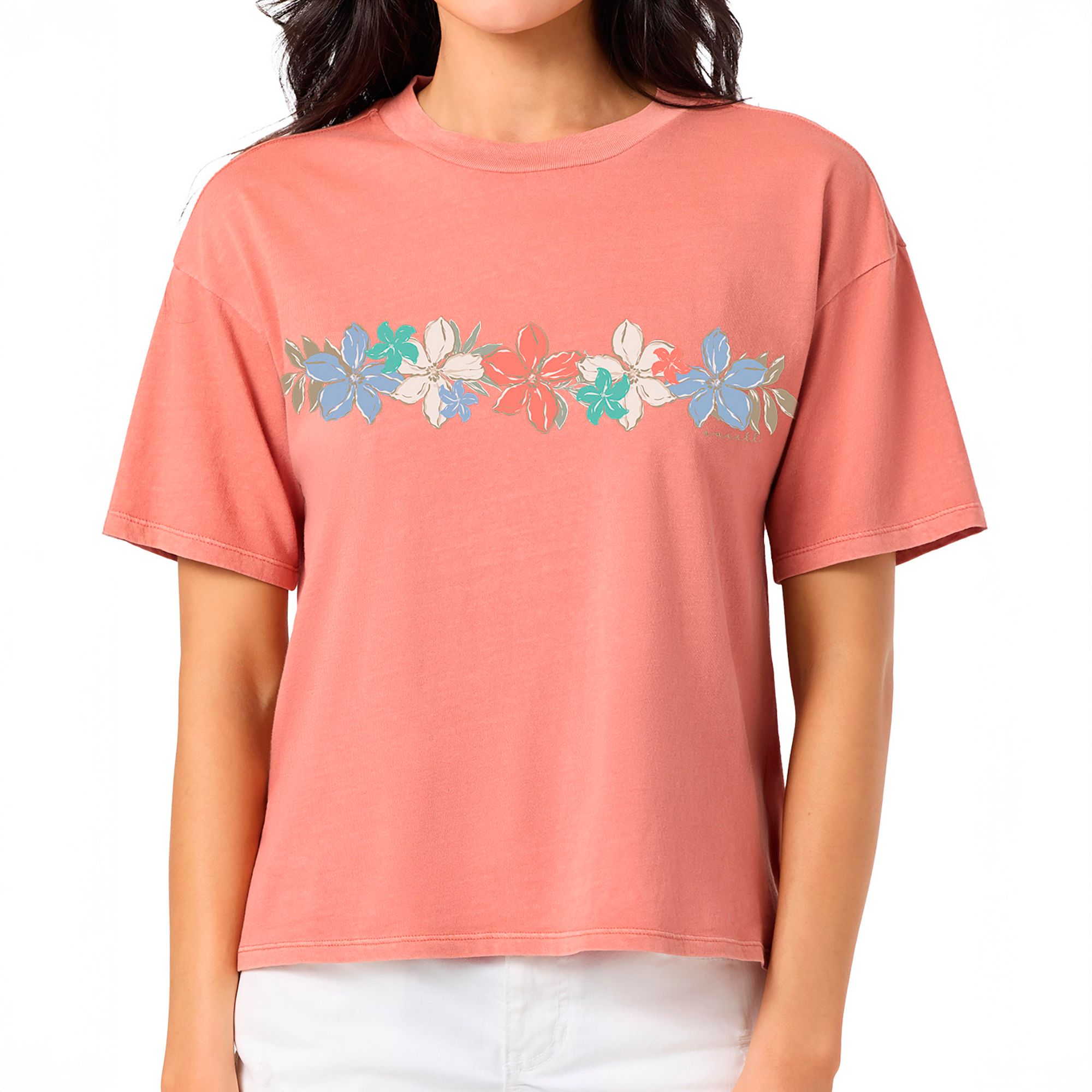 O'Neill Women's Band of Flowers Easy T-Shirt