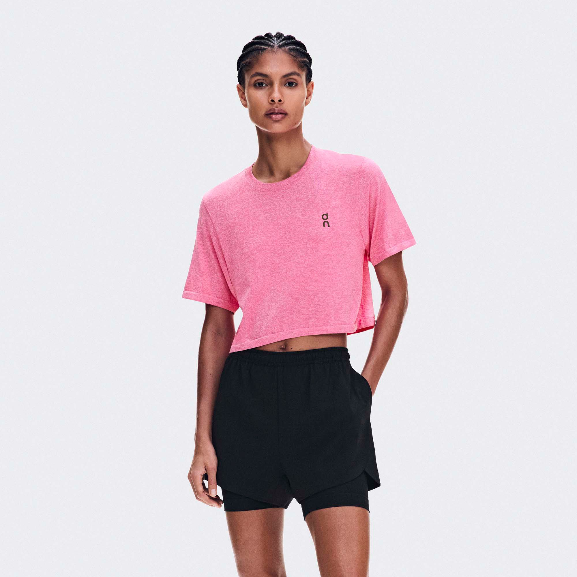 On Women's Train Flex-T Crop