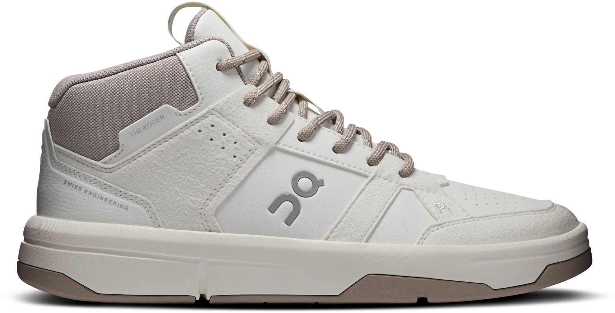 On Women's THE ROGER Clubhouse Mid Tennis Shoes
