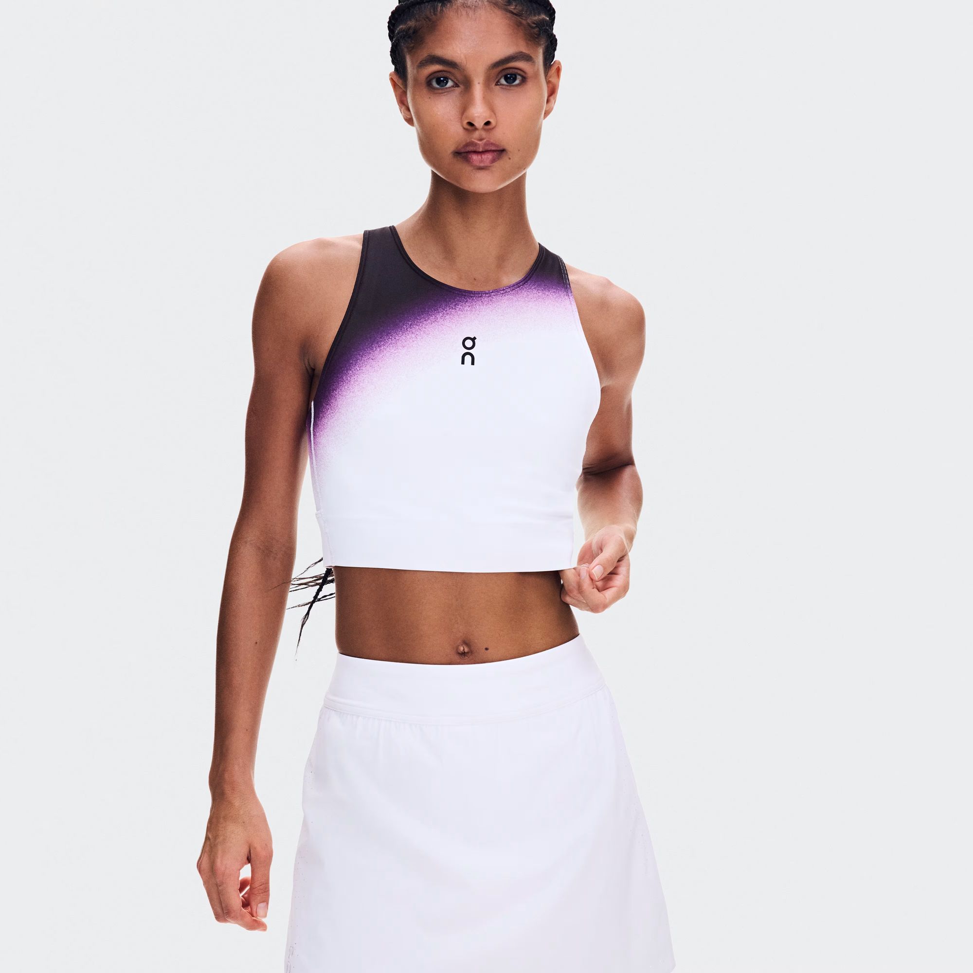 On Women's Court Crop Top Swing Tennis Tank Top
