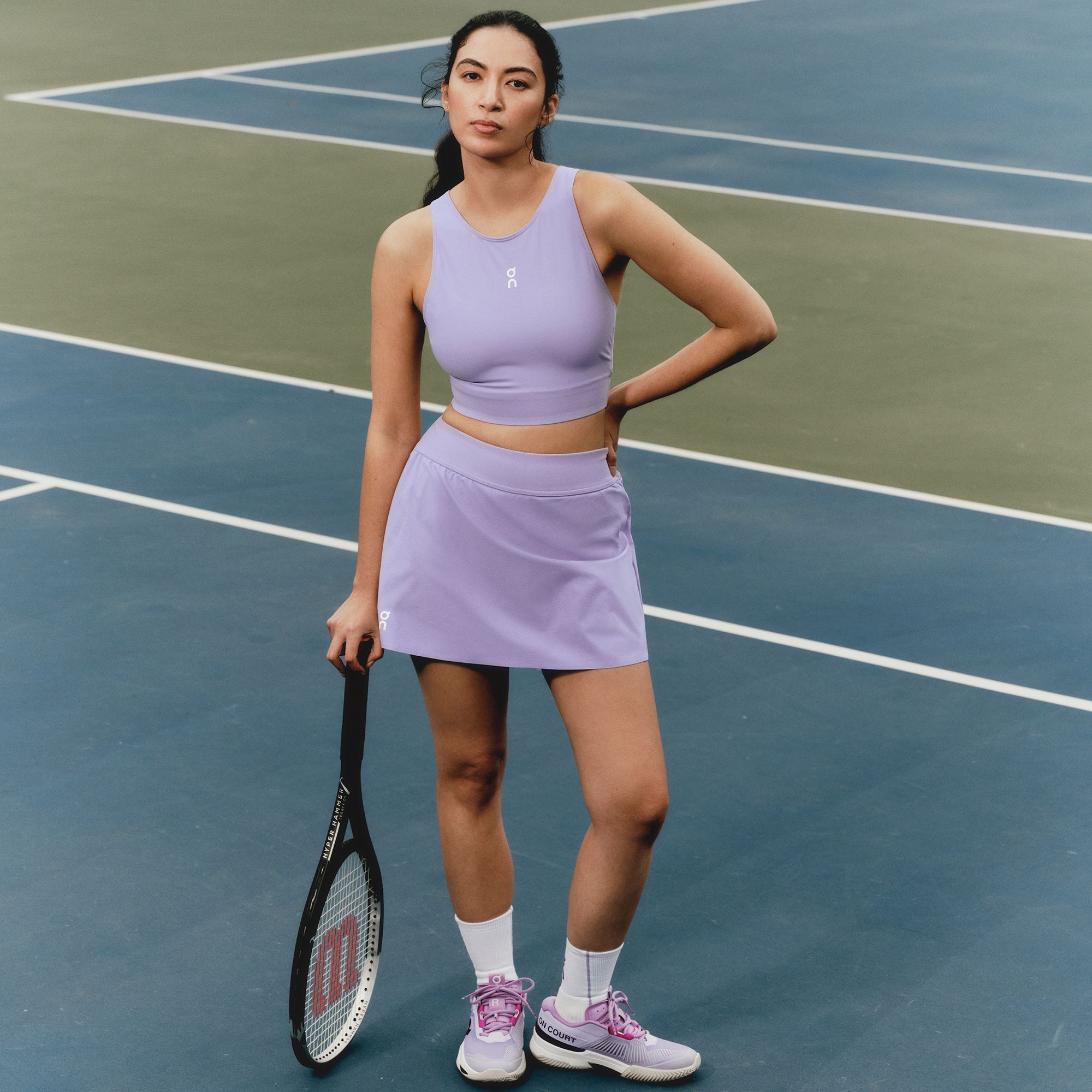 On Women's Court Pleated Tennis Skort