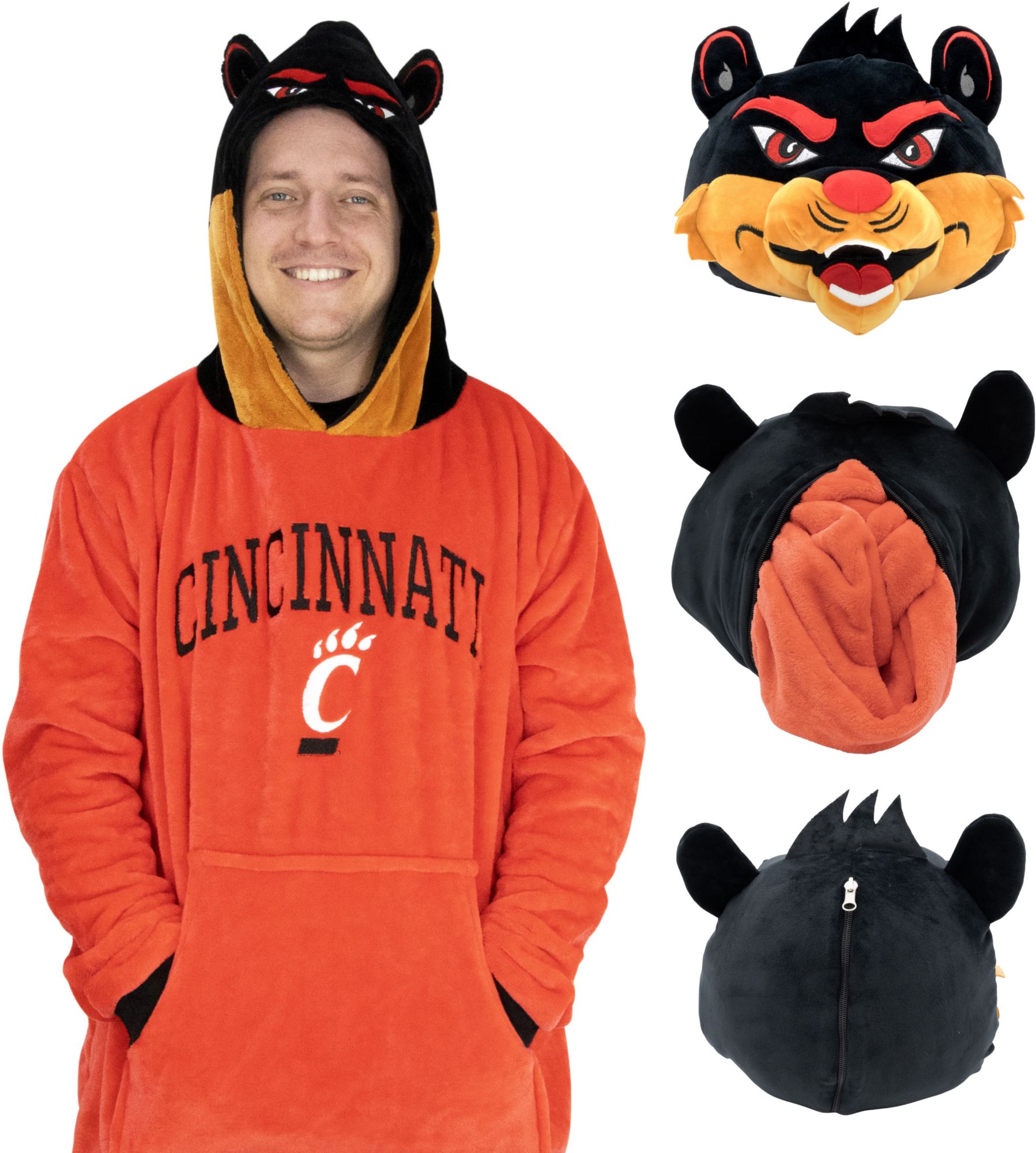 Pegasus Sports Adult Cincinnati Bearcats Mascot Blanket