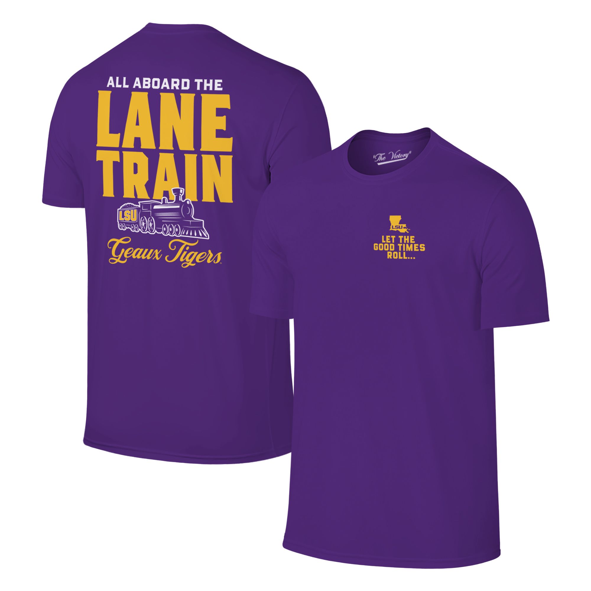 Original Retro Brand Adult LSU Tigers Lane Train T-Shirt