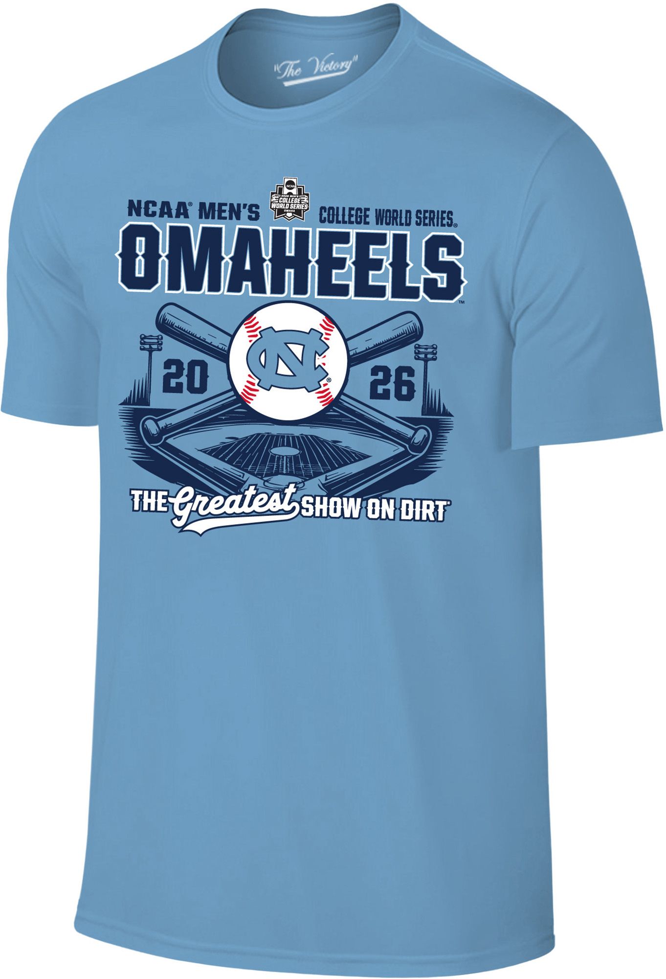 Original Retro Brand Adult 2026 College World Series North Carolina Tar Heels "OMAHEELS" T-Shirt