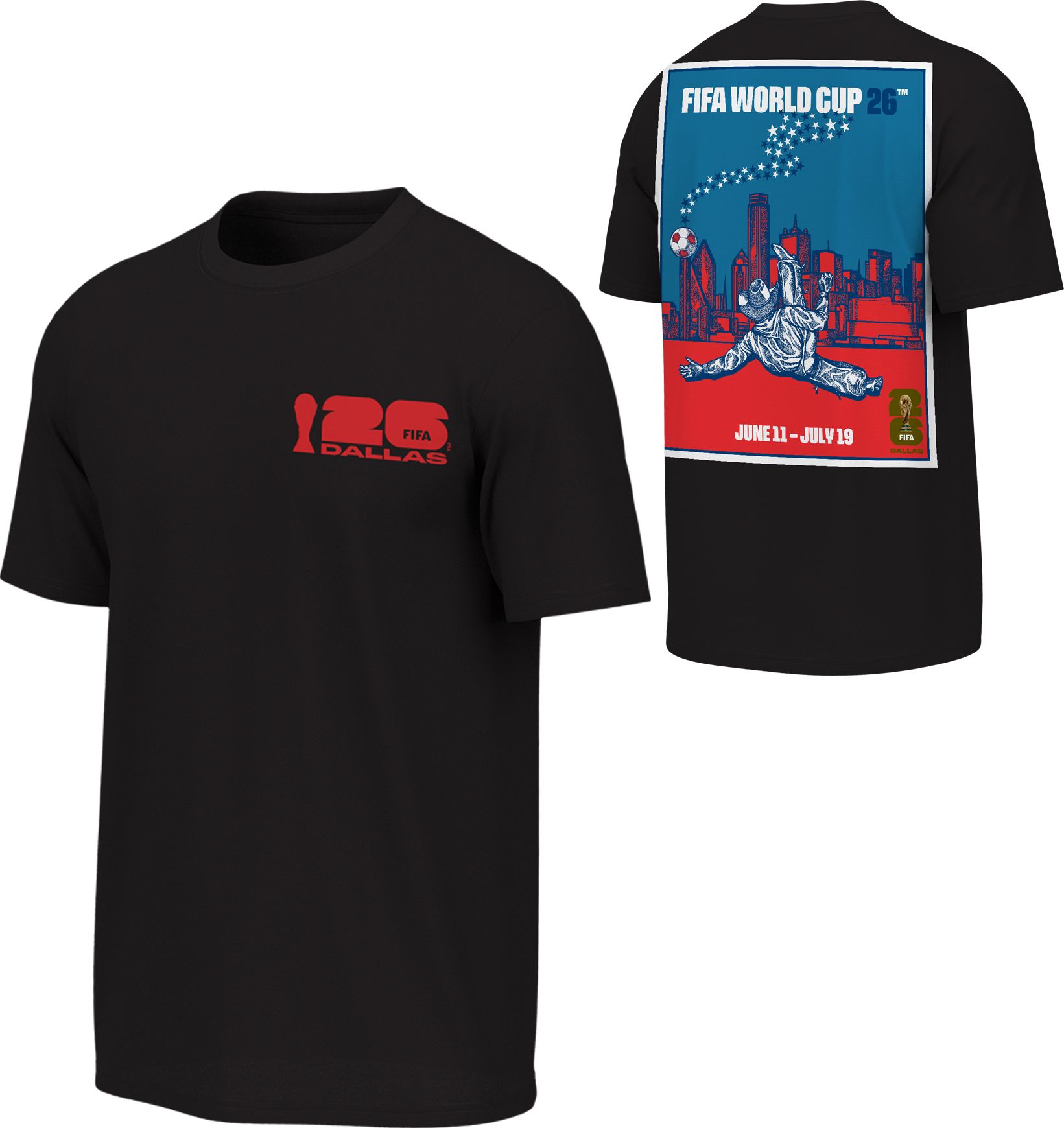 Outerstuff Adult 2026 World Cup Dallas Poster T-Shirt
