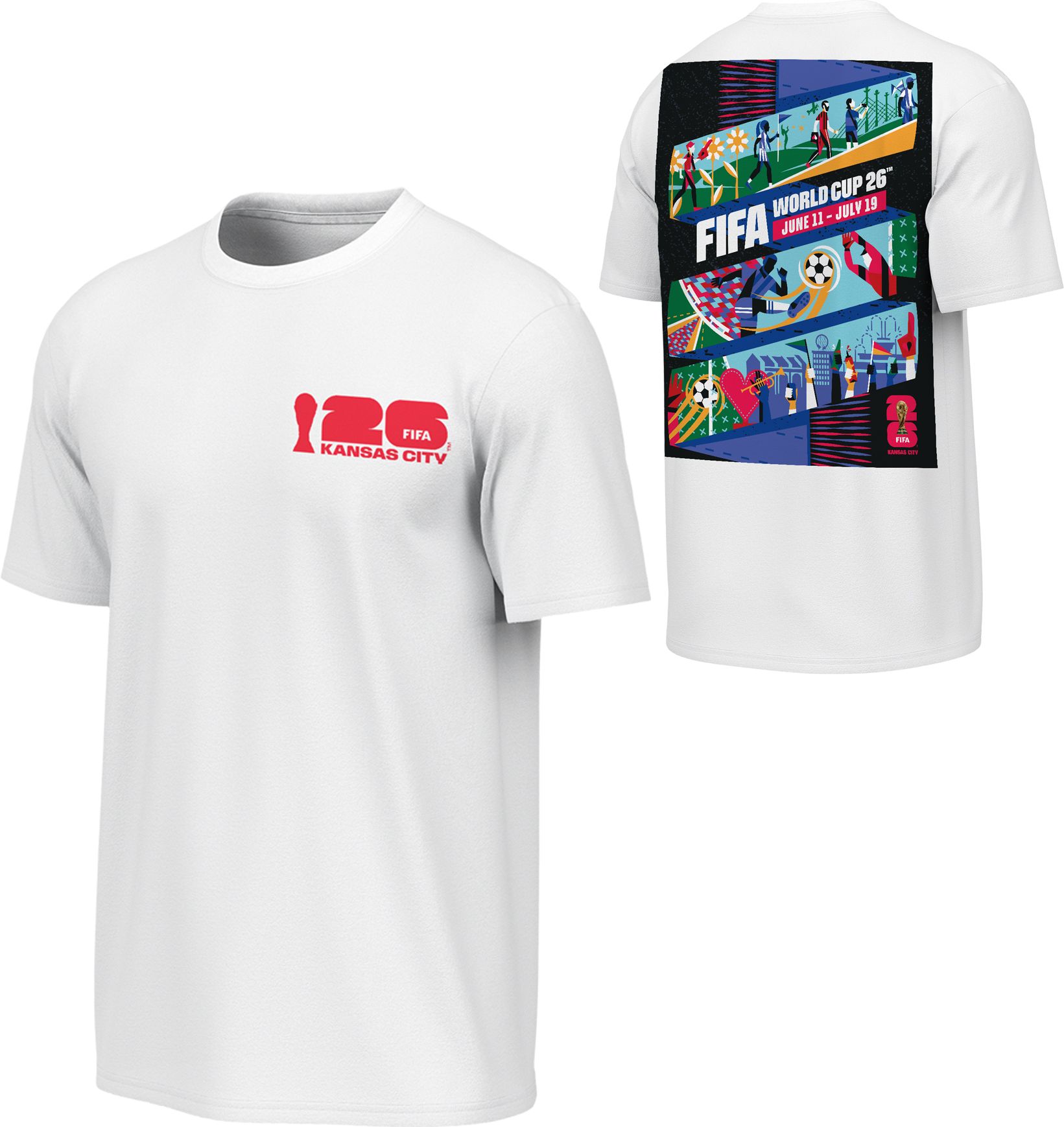 Outerstuff Youth 2026 World Cup Kansas City Poster T-Shirt