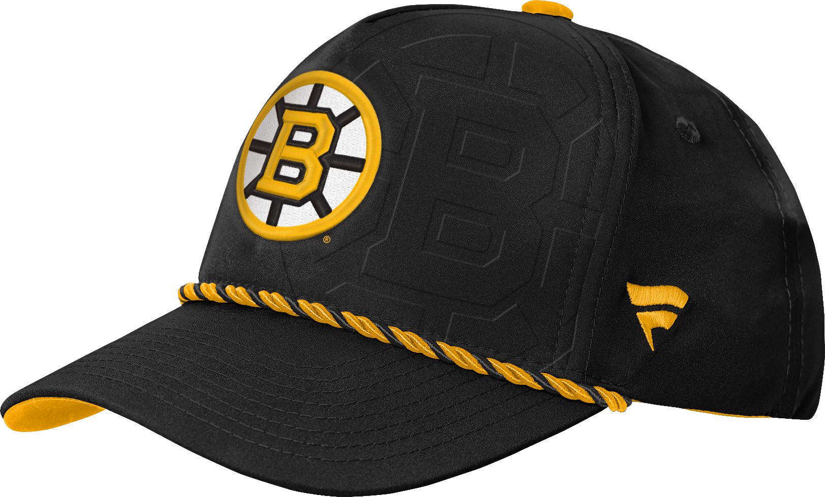 NHL Youth Boston Bruins Black 2026 Draft Podium Adjustable Hat