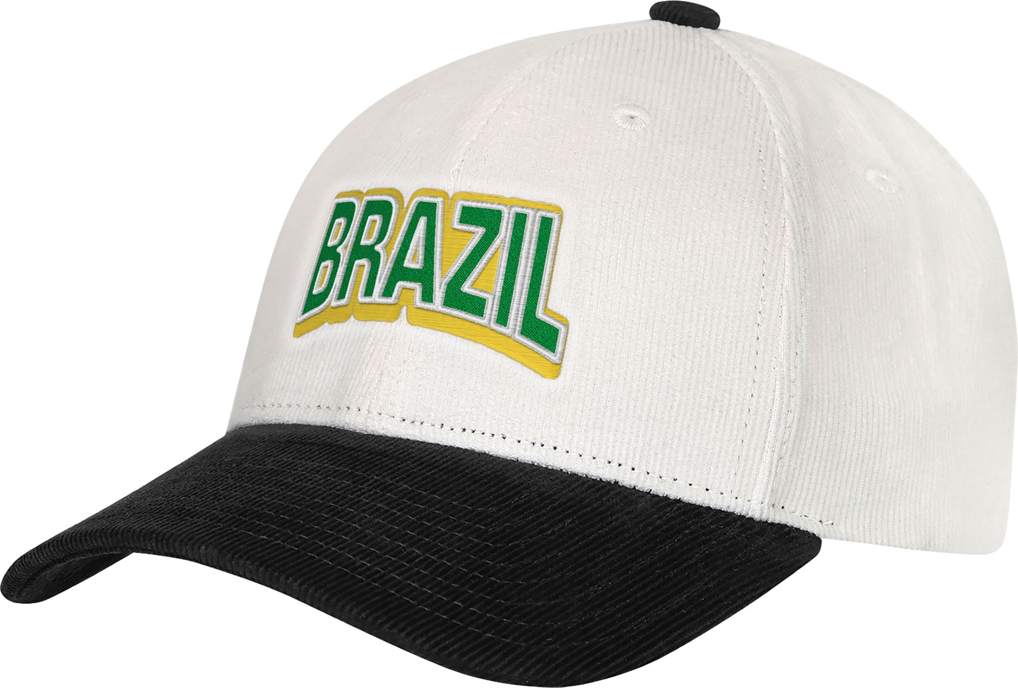 Outerstuff Adult Brazil 2026 Off White Structured Adjustable Hat