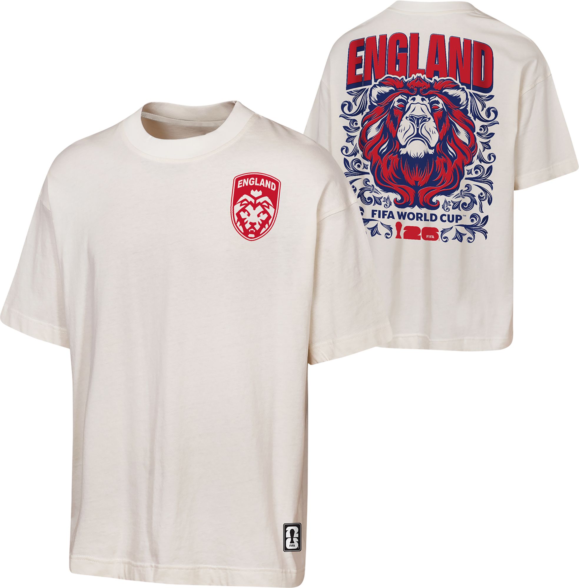 Outerstuff Adult England Off White National Anthem T-Shirt