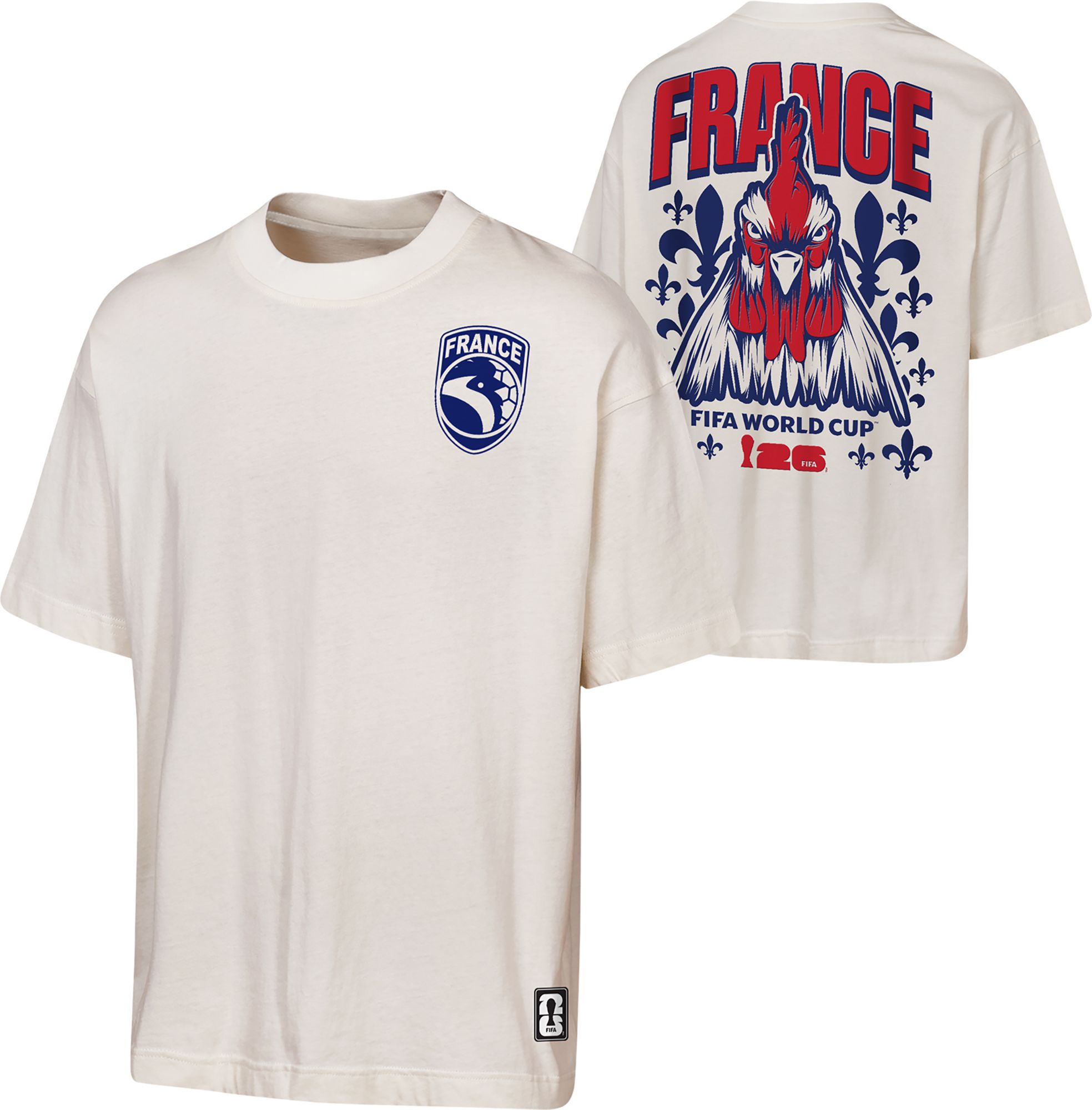 Outerstuff Adult France Off White National Anthem T-Shirt