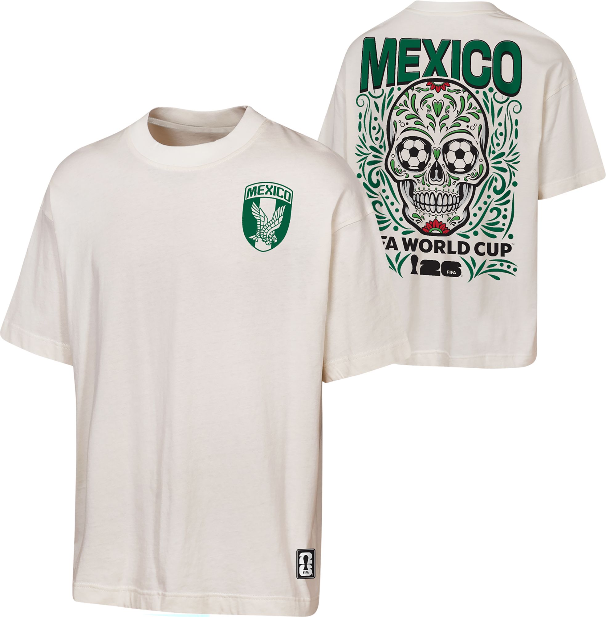 Outerstuff Adult Mexico Off White National Anthem T-Shirt