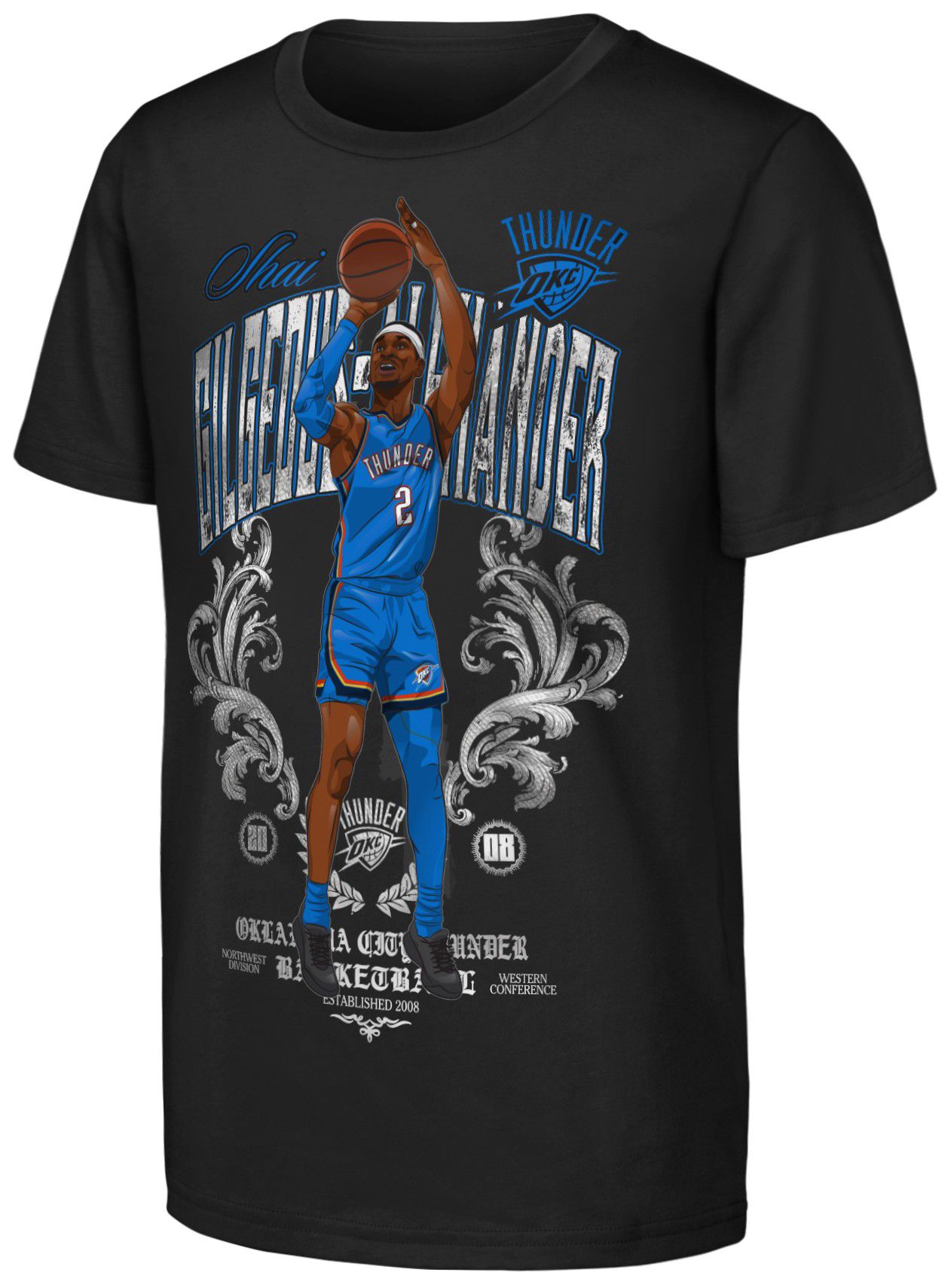 NBA Boys' Oklahoma City Thunder Shai Gilgeous-Alexander T-Shirt