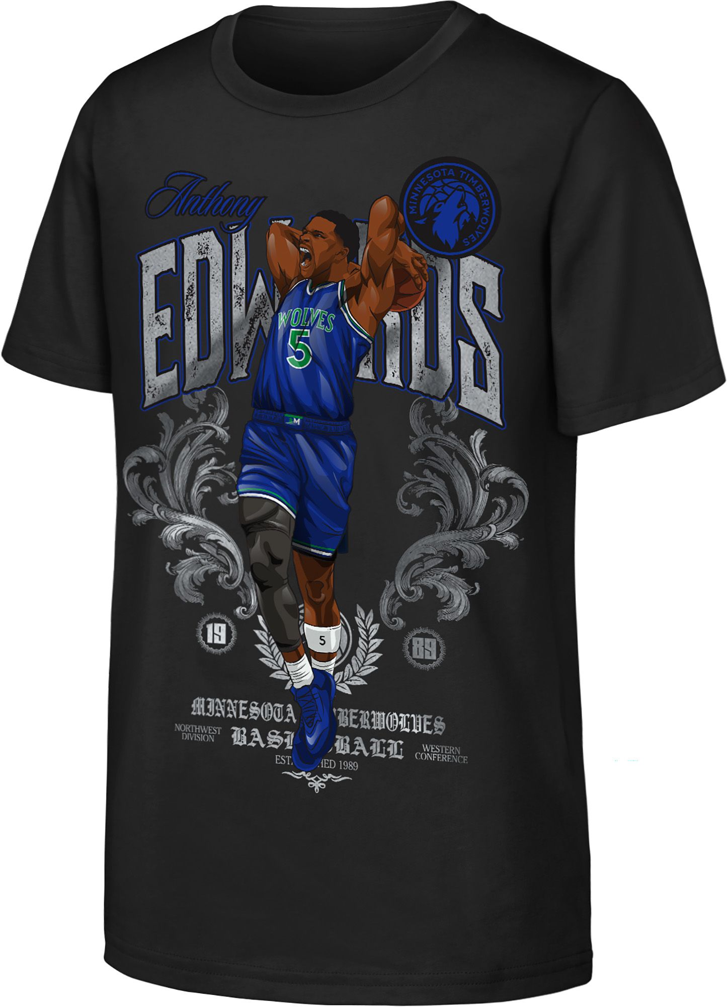 NBA Boys' Minnesota Timberwolves Anthony Edwards T-Shirt