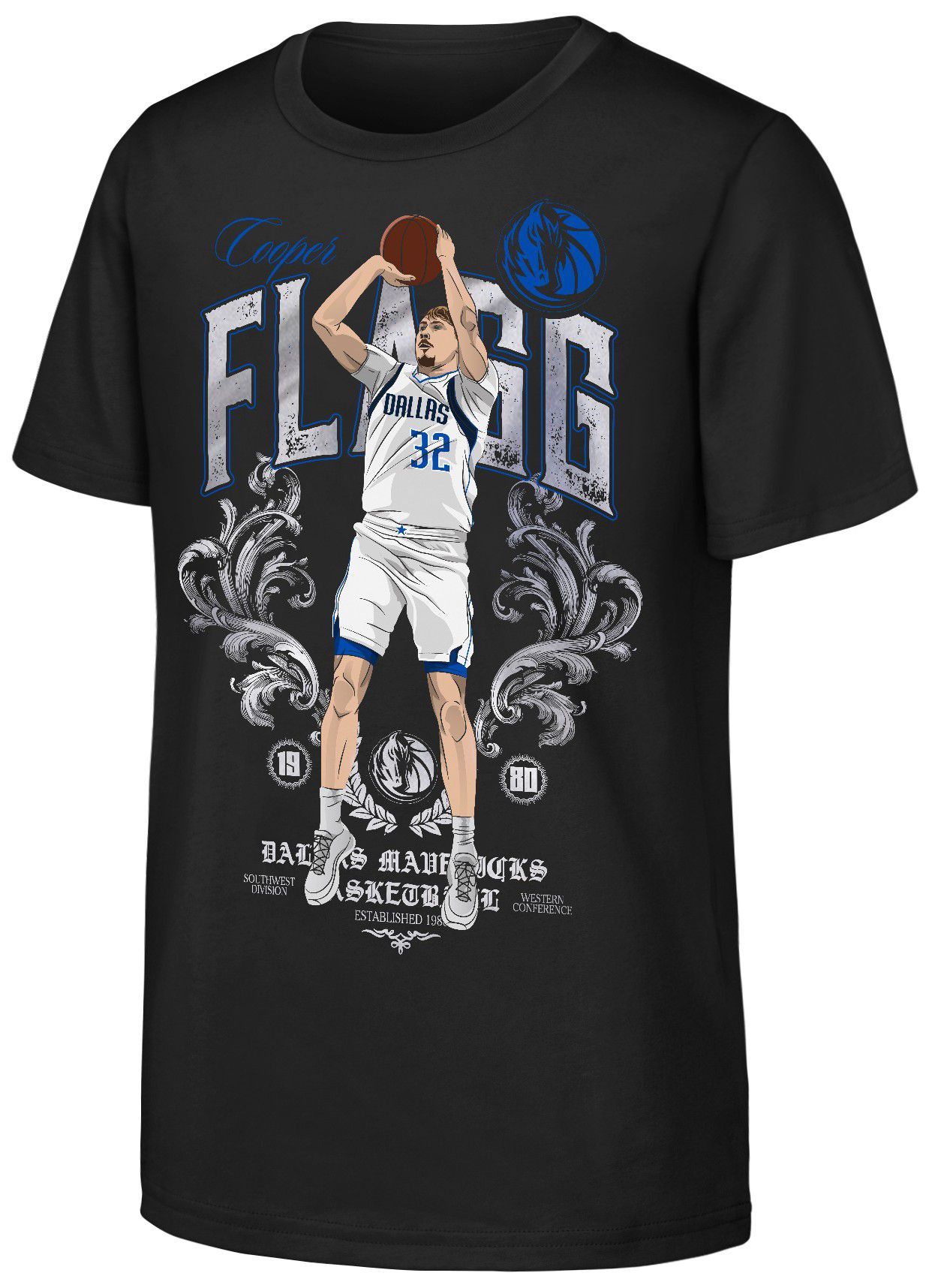 NBA Boys' Dallas Mavericks Cooper Flagg T-Shirt