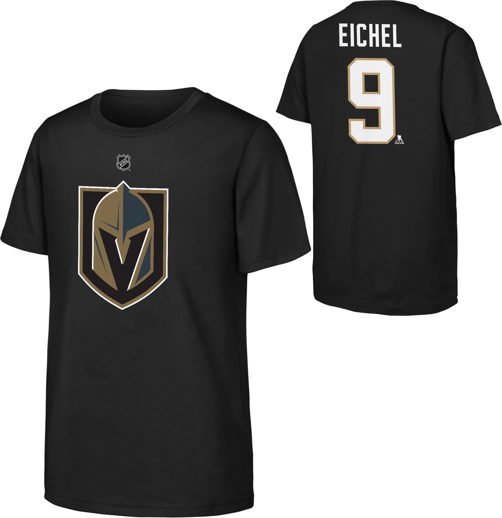NHL Boys' Vegas Golden Knights Jack Eichel Home T-Shirt