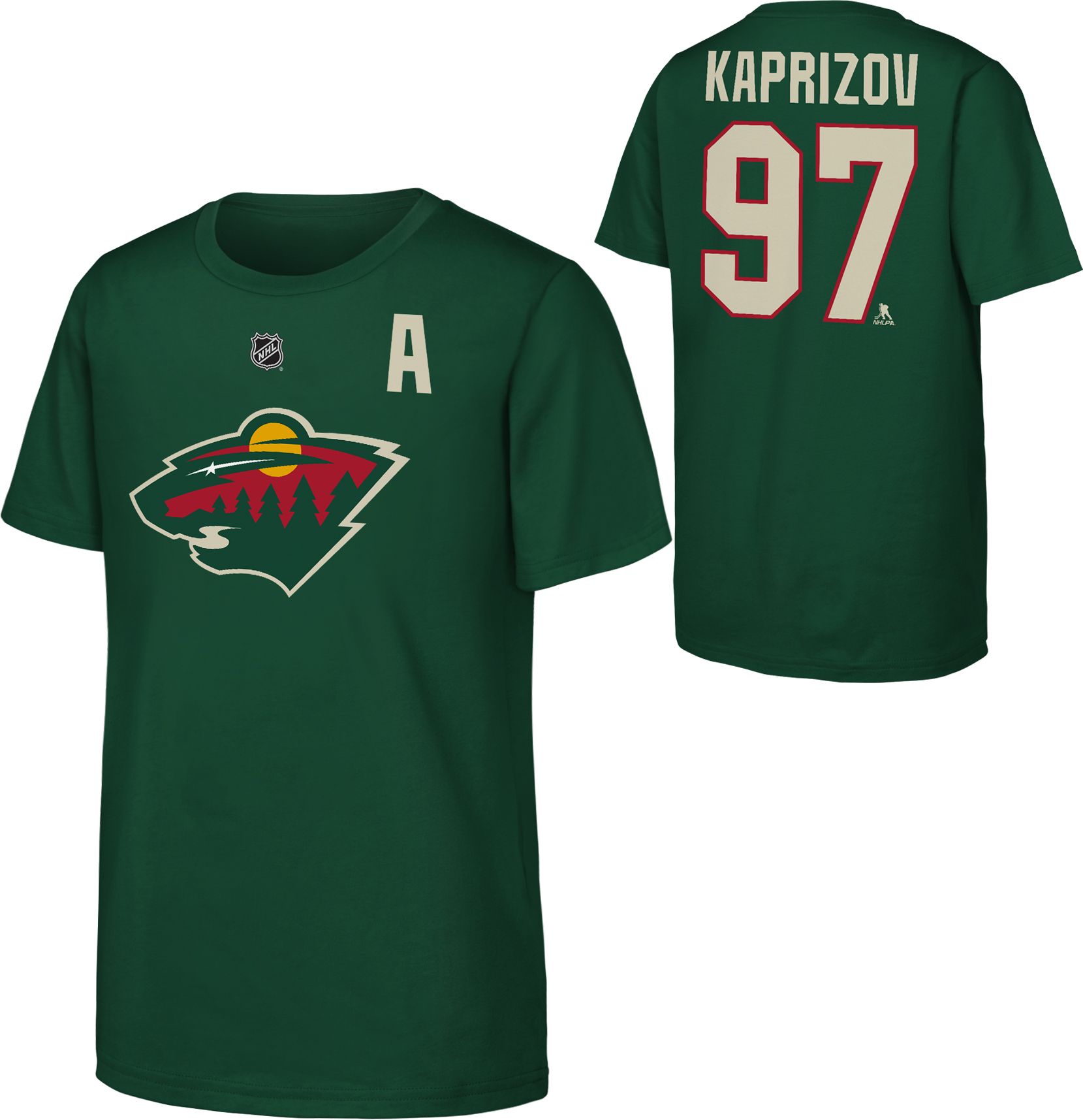 NHL Boys' Minnesota Wild Kirill Kaprizov Home T-Shirt
