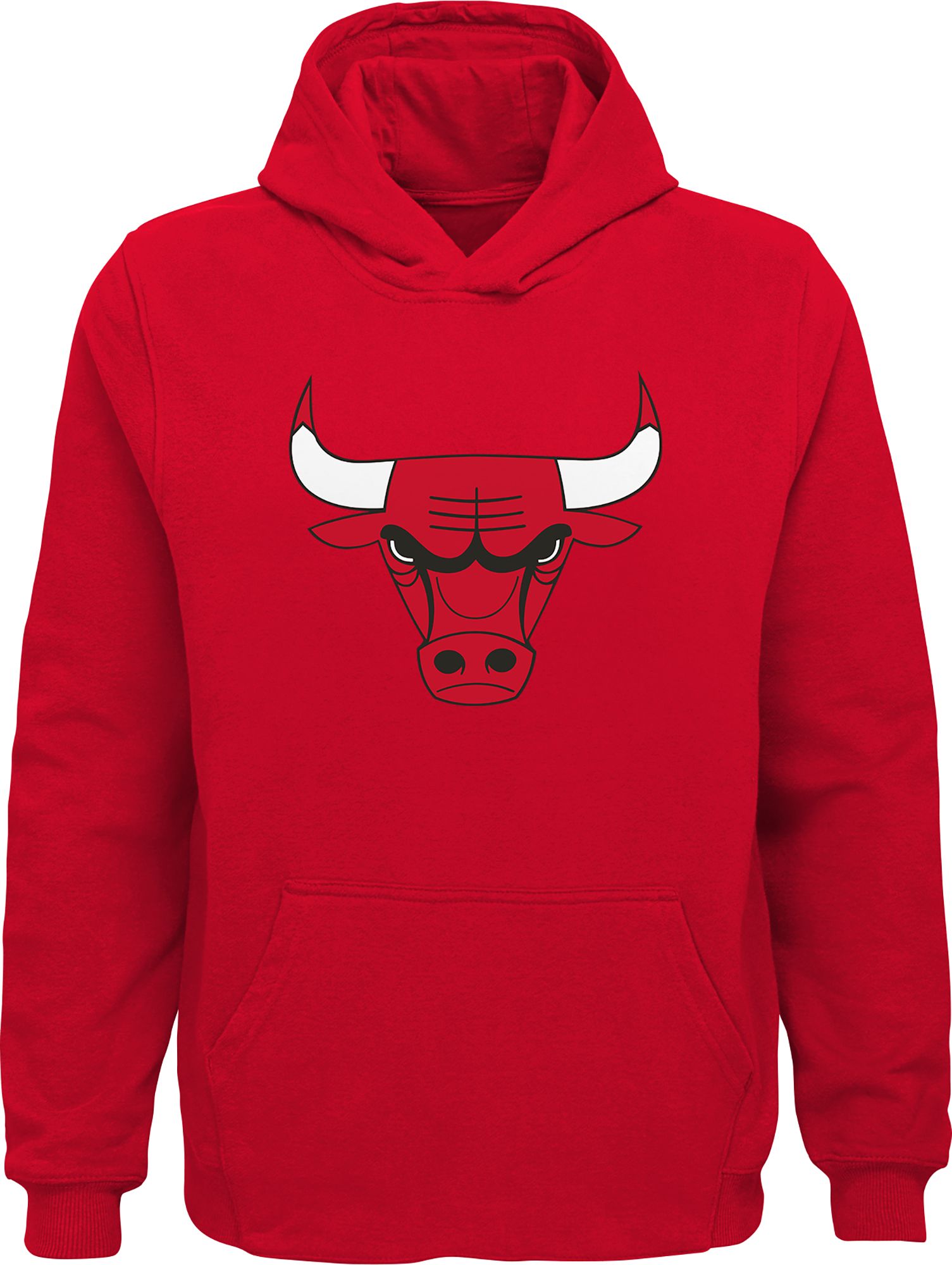 NBA Boys' Chicago Bulls Red Logo Fleece Hoodie