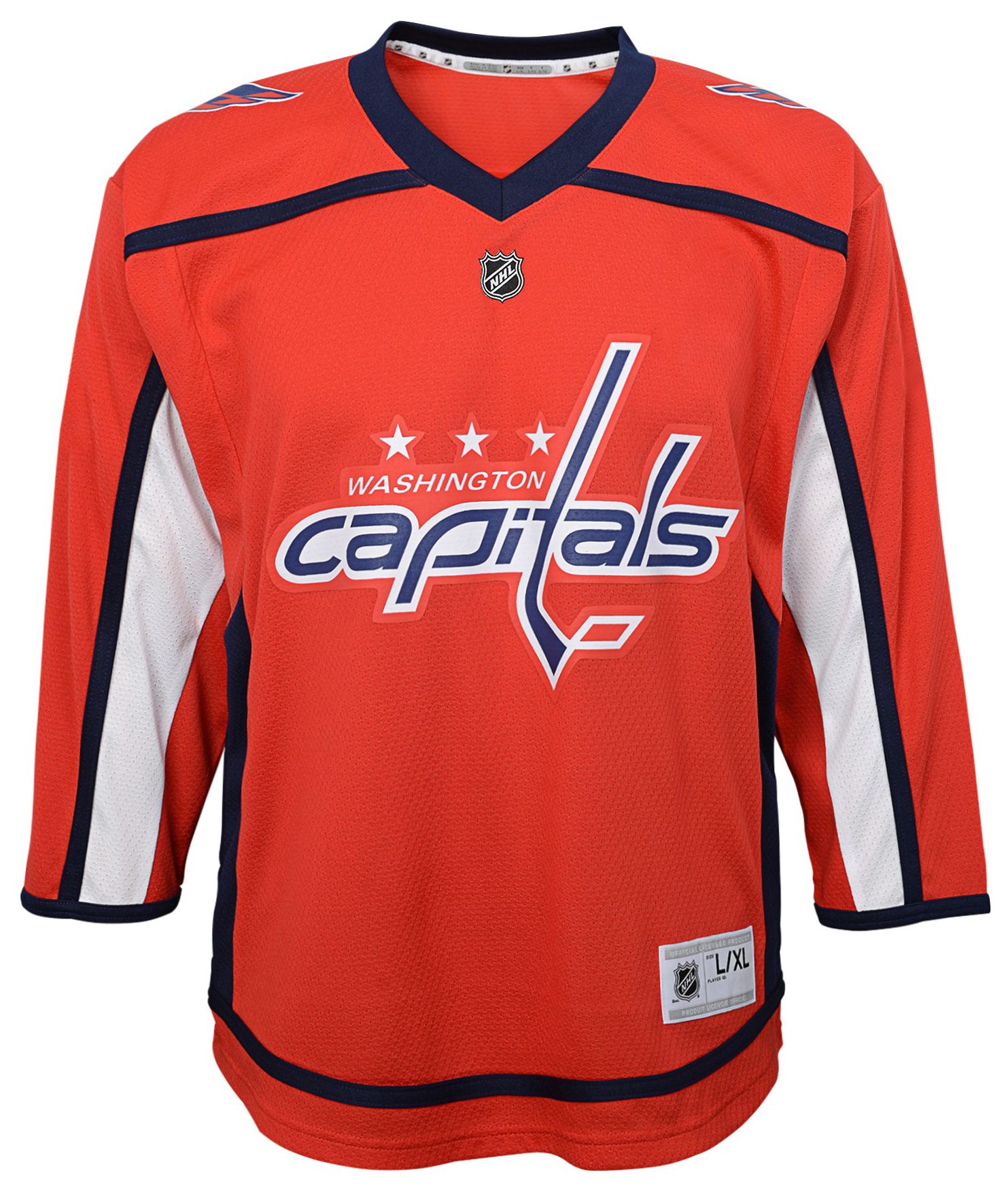 NHL Boys' Washington Capitals Red Home Replica Jersey