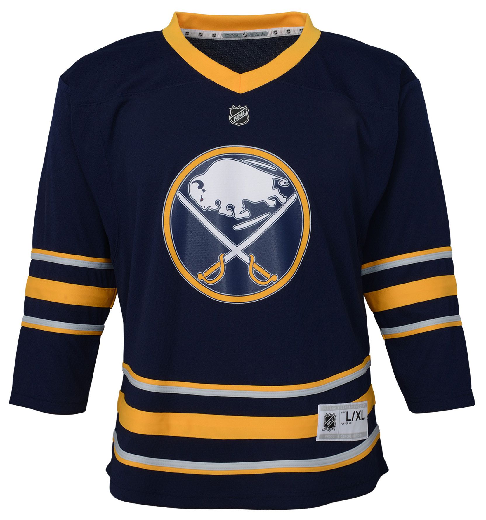 NHL Boys' Buffalo Sabres Blue Home Replica Jersey