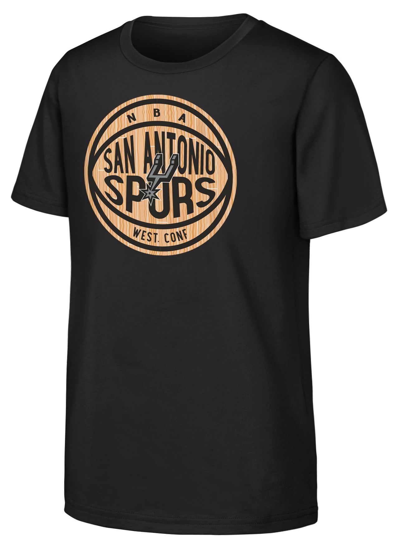 Outerstuff Boys' San Antonio Spurs Black Free Throw T-Shirt