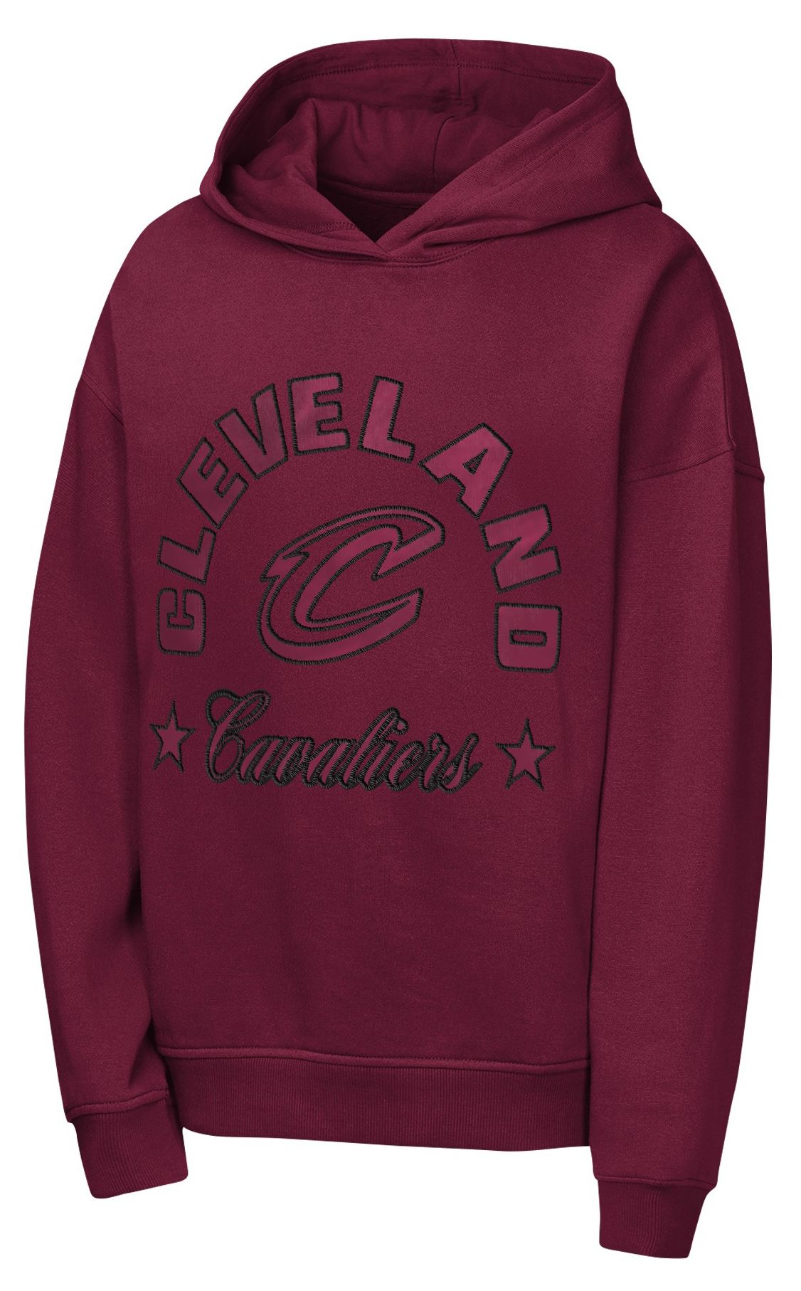 NBA Team Apparel Girls' Cleveland Cavaliers Advanced Step Hoodie