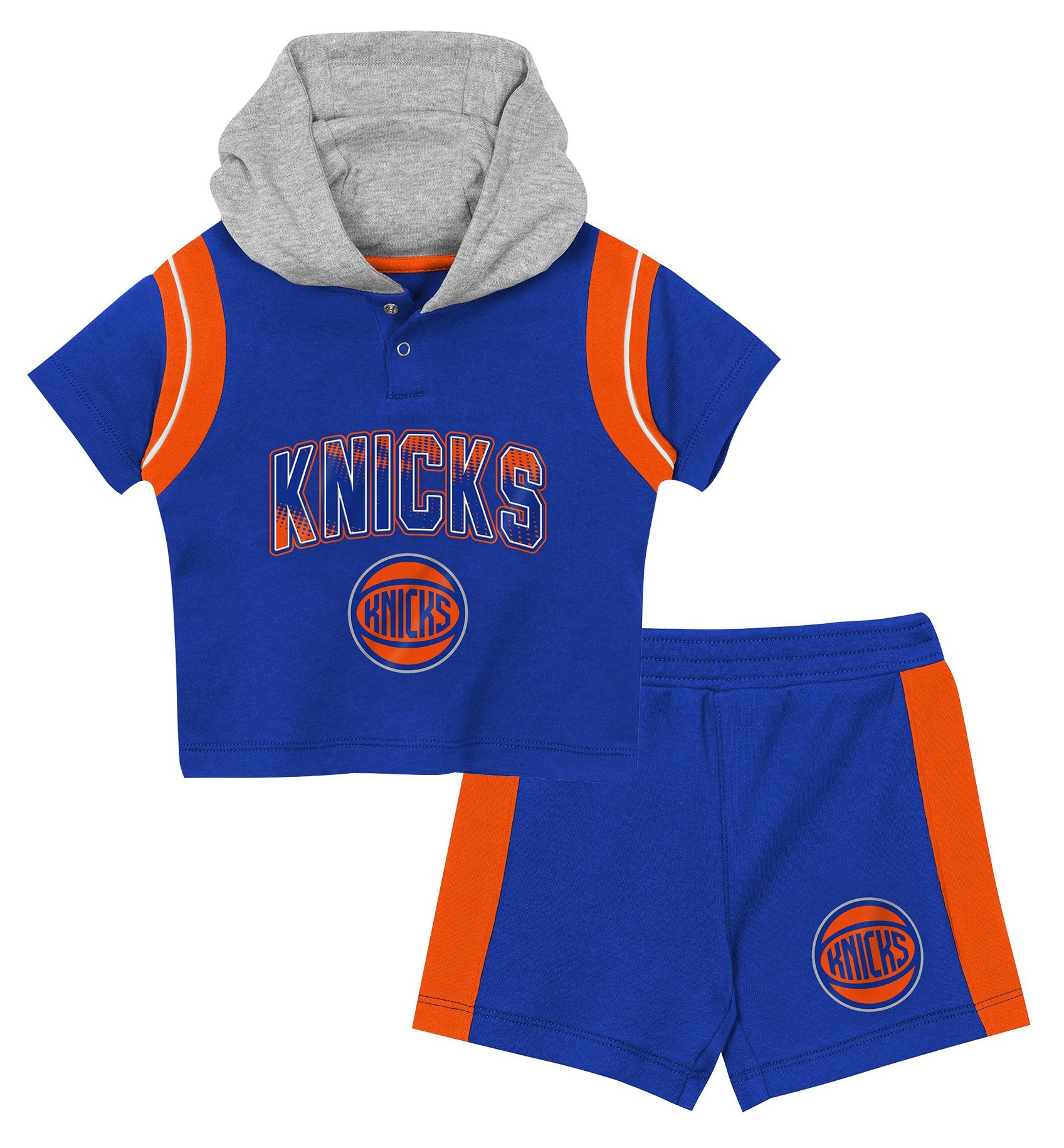 NBA Infant New York Knicks 3-Piece Creeper Set