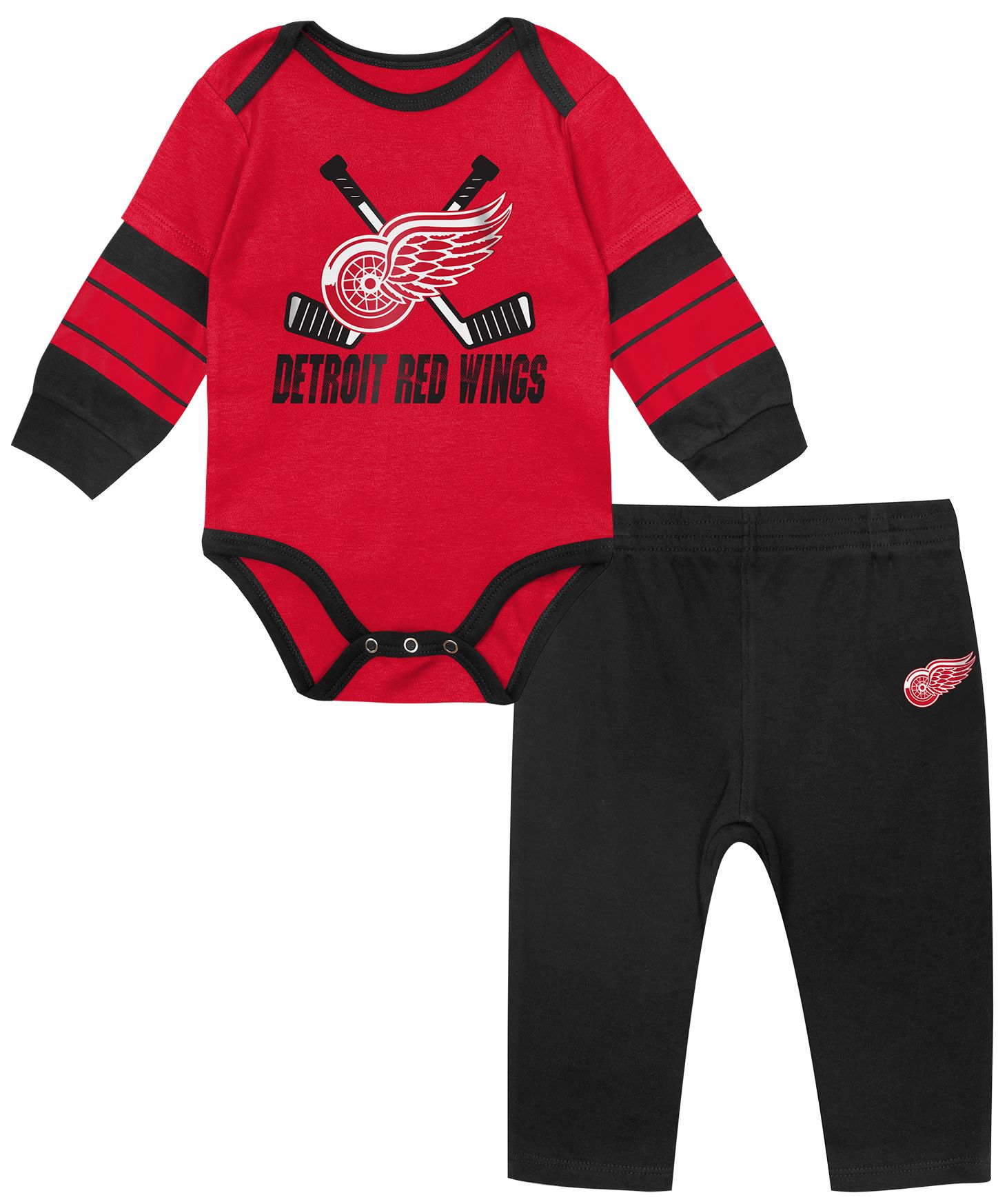 NHL Infant Detroit Red Wings Little Sniper Apparel Set