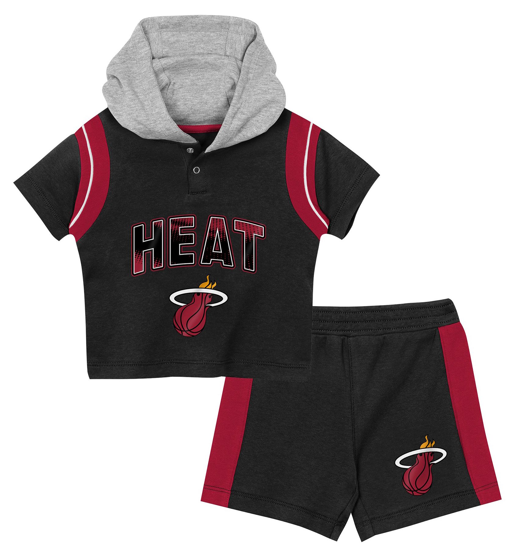 NBA Infant Miami Heat 3-Piece Creeper Set