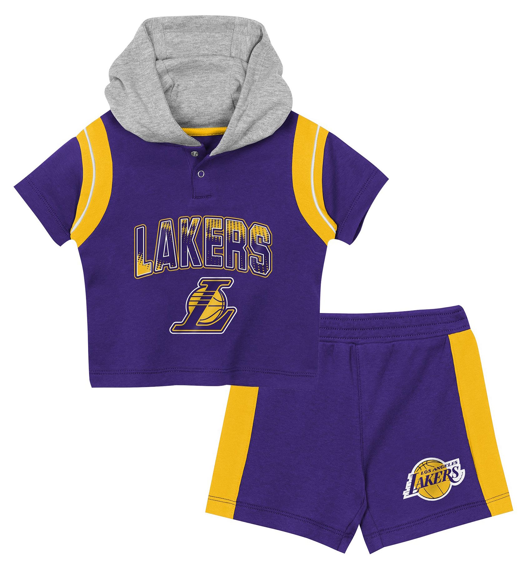 NBA Infant Los Angeles Lakers 3-Piece Creeper Set