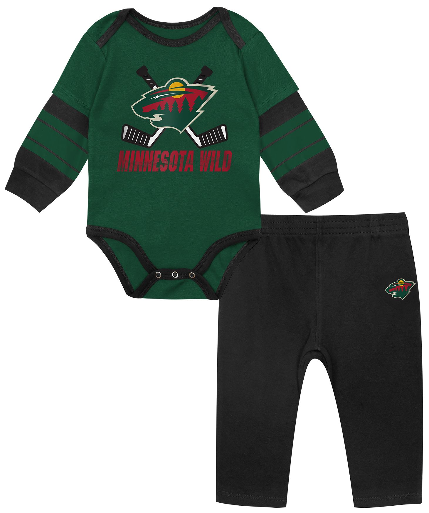 NHL Infant Minnesota Wild Little Sniper Apparel Set