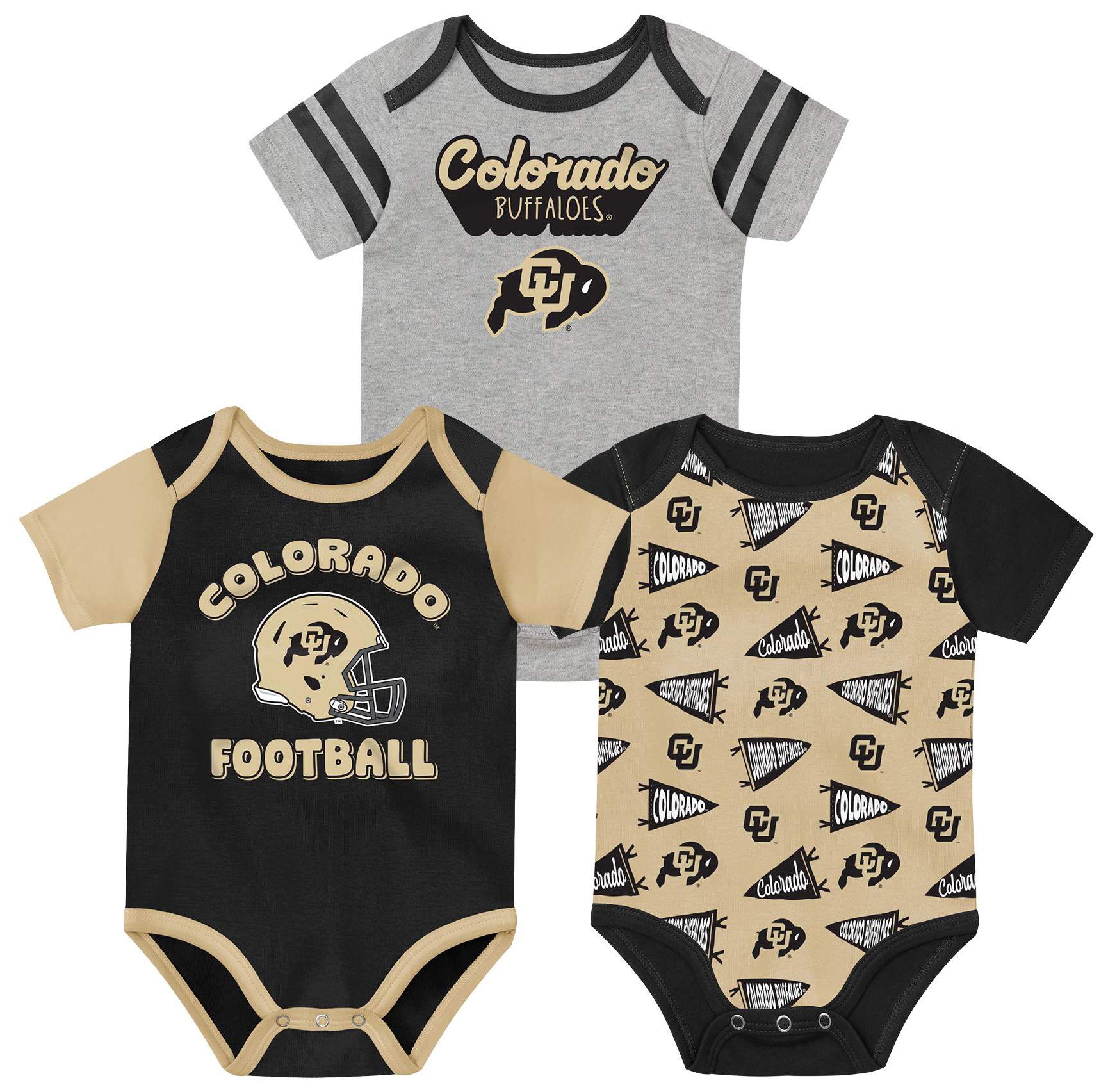 NCAA Infant Colorado Buffaloes Black Star Player Set