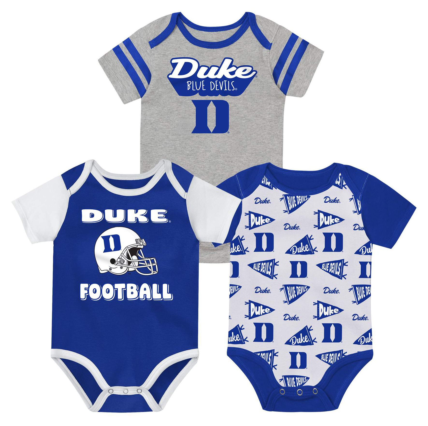 NCAA Infant Duke Blue Devils Blue Star Player Set