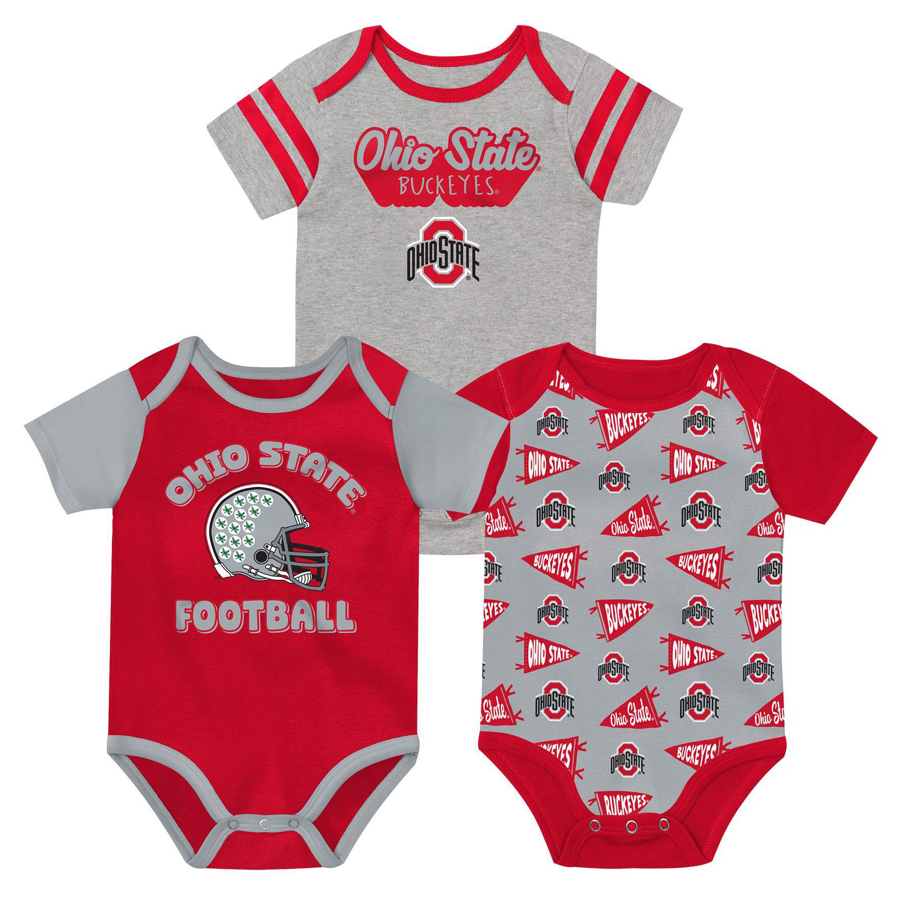 NCAA Infant Ohio State Buckeyes Red 2 Way Play Set