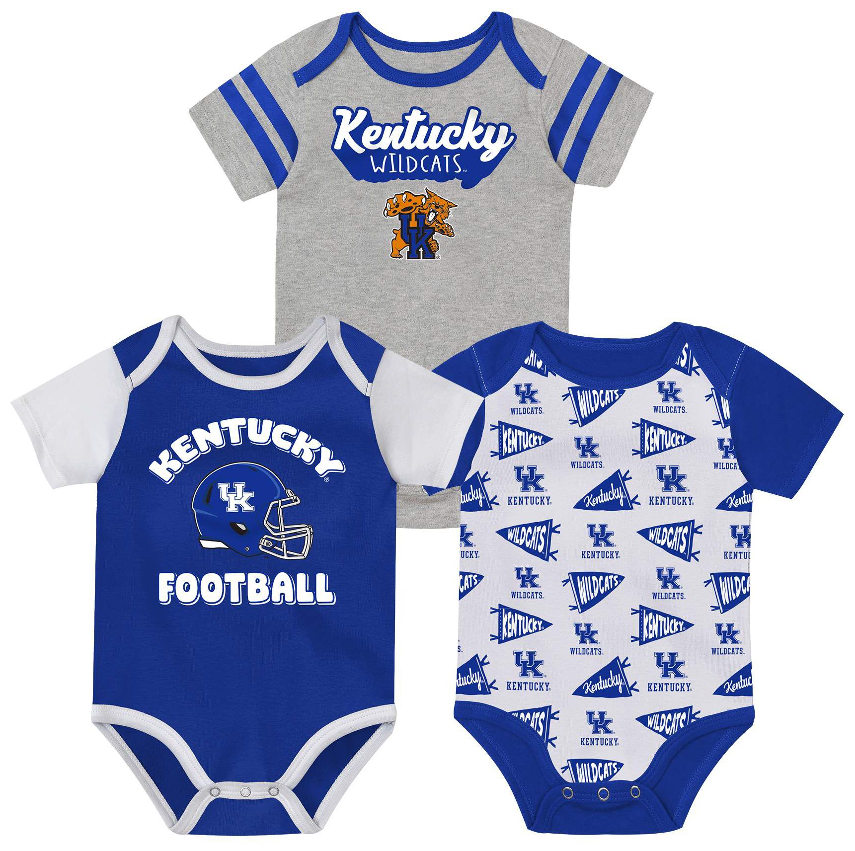 NCAA Infant Kentucky Wildcats Blue Star Player Set