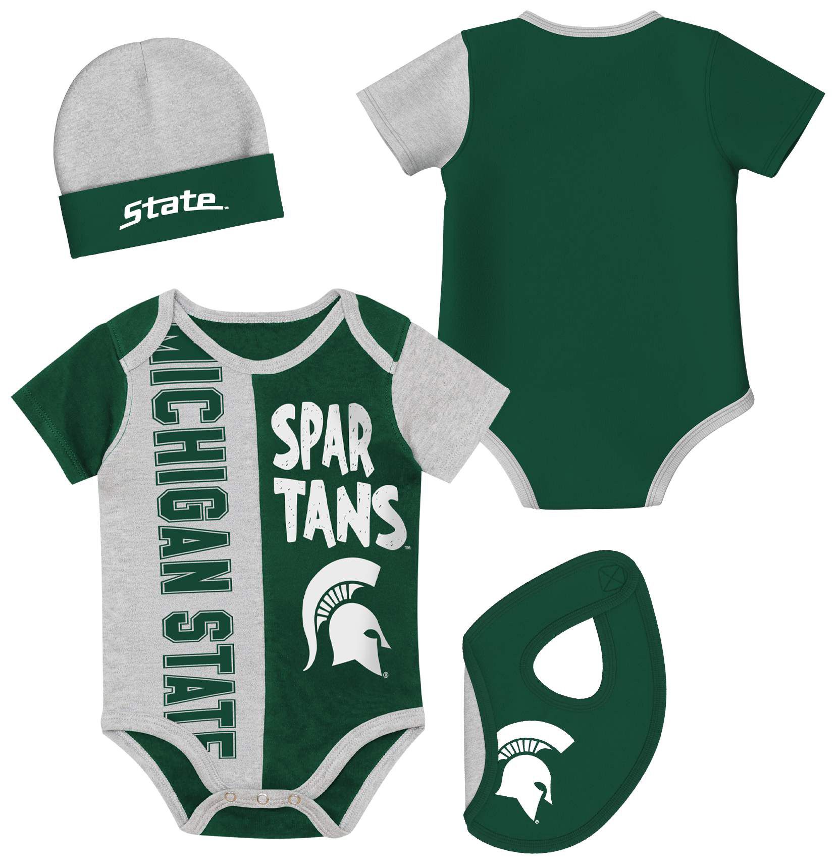 NCAA Infant Michigan State Spartans Green 2 Way Play Set