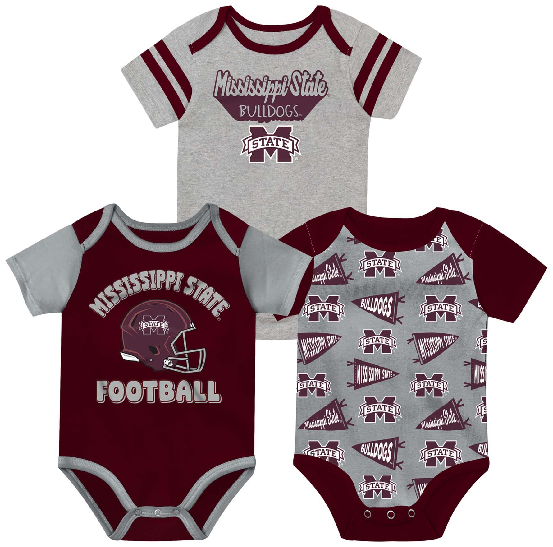 Outerstuff Infant Mississippi State Bulldogs White Star Player Set - White