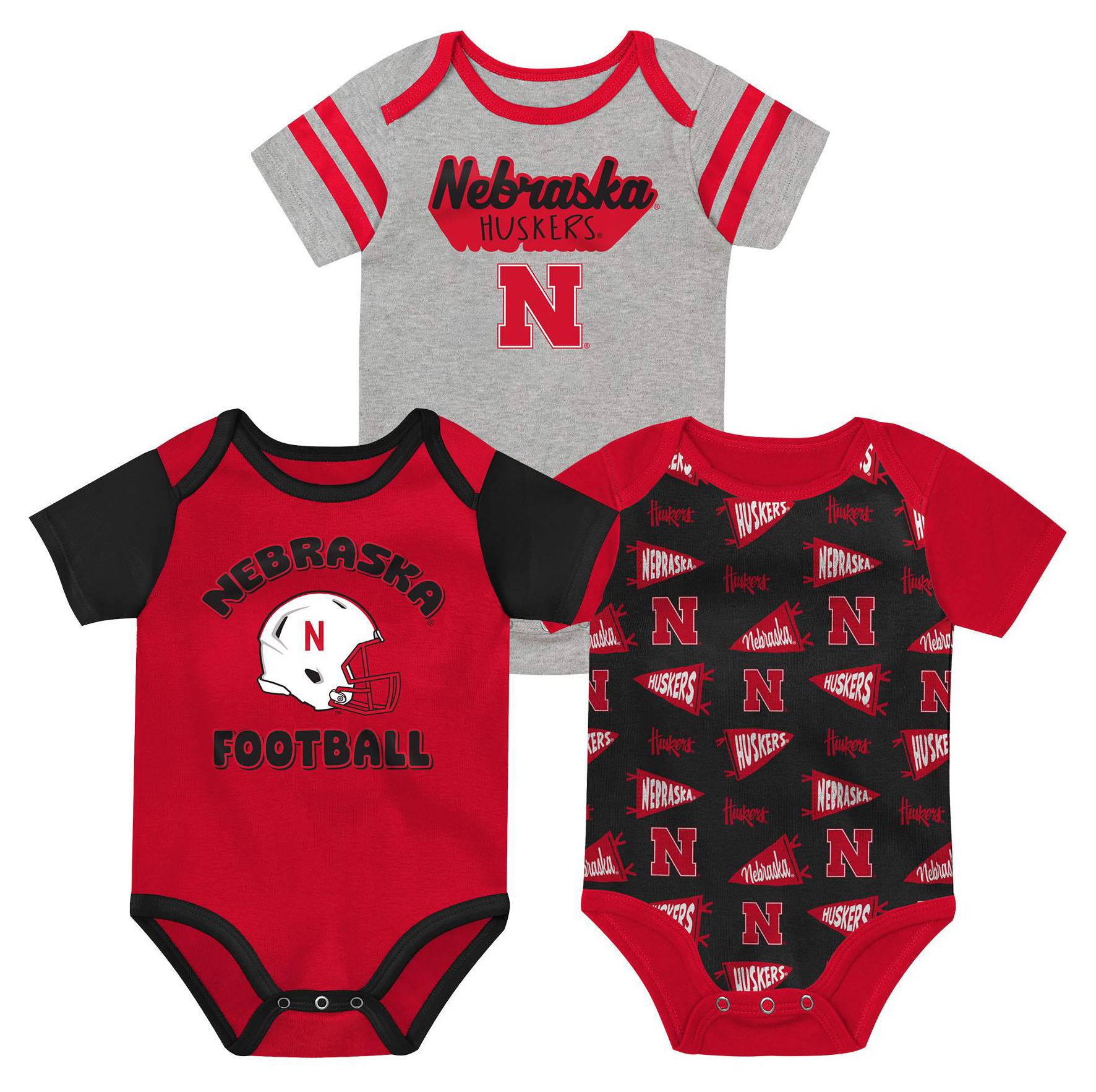 NCAA Infant Nebraska Cornhuskers Red Star Player Set